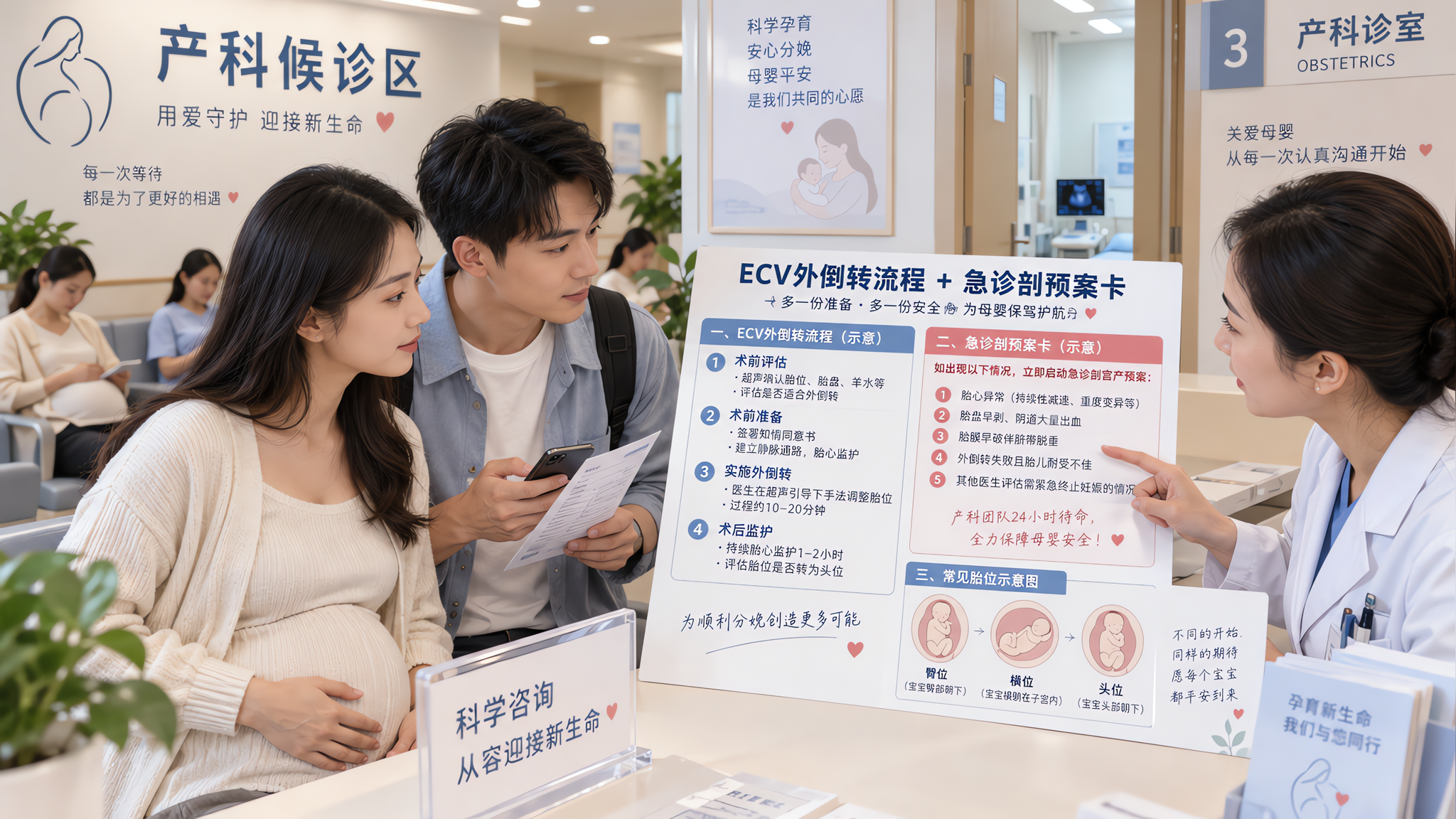 37周胎位不正别急着定剖宫产：外倒转术ECV先看这几点