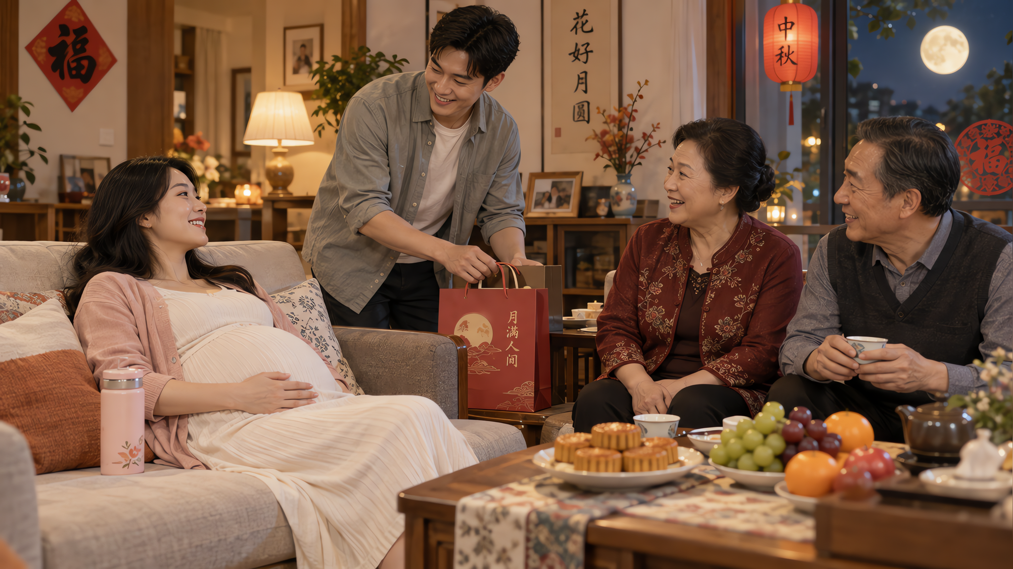 孕妈中秋探亲不硬撑：3个节奏让你体面又不累
