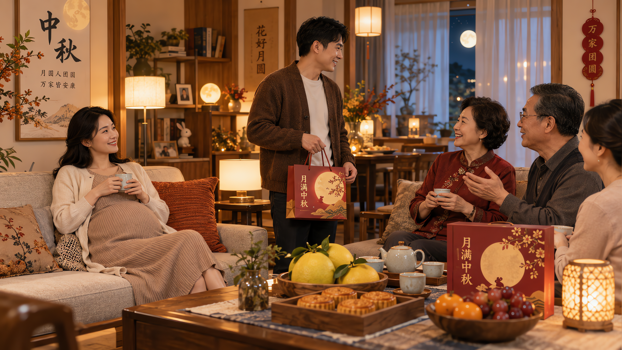 中秋回家不硬撑：孕妈做客的体面节奏表