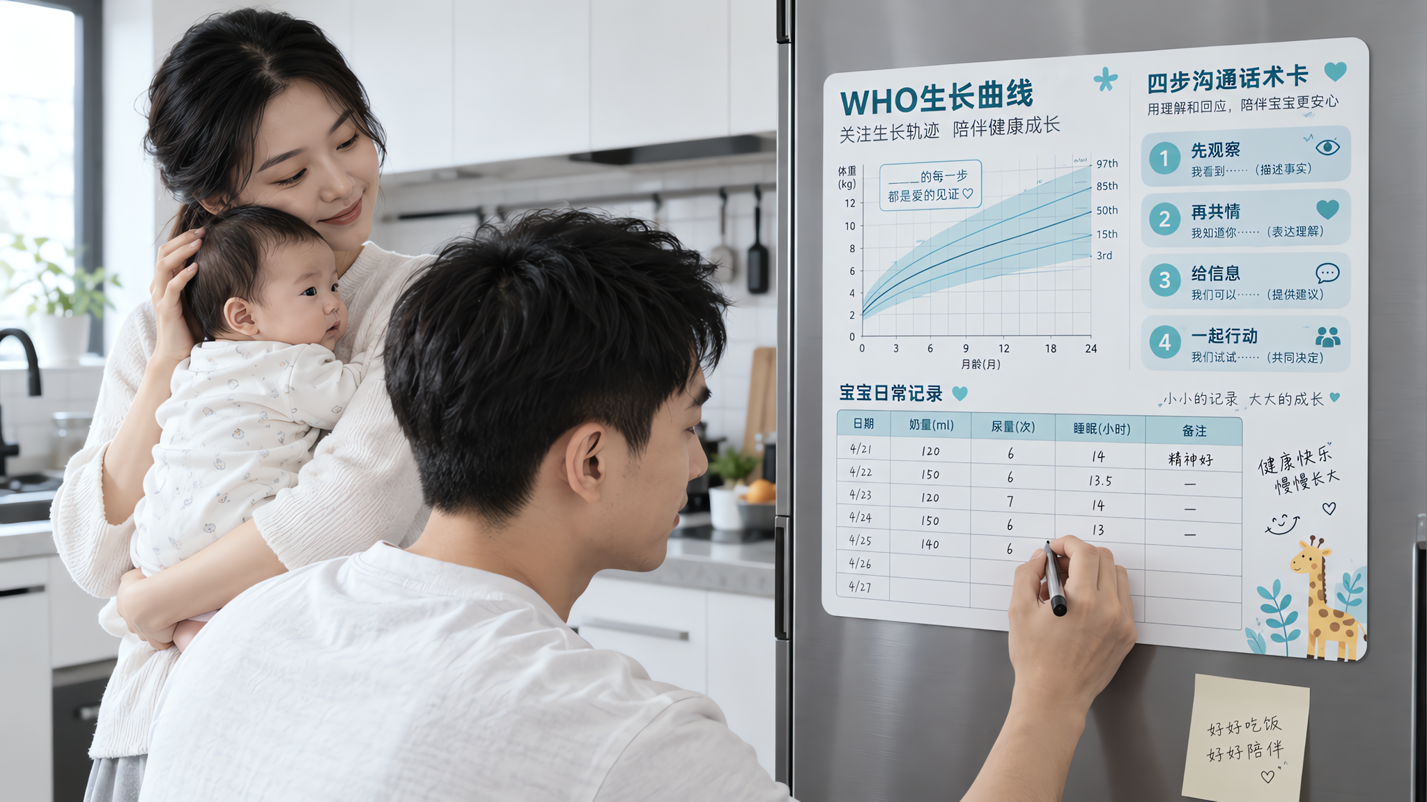 长辈拿“胖娃”攀比时，用百分位一句话终止