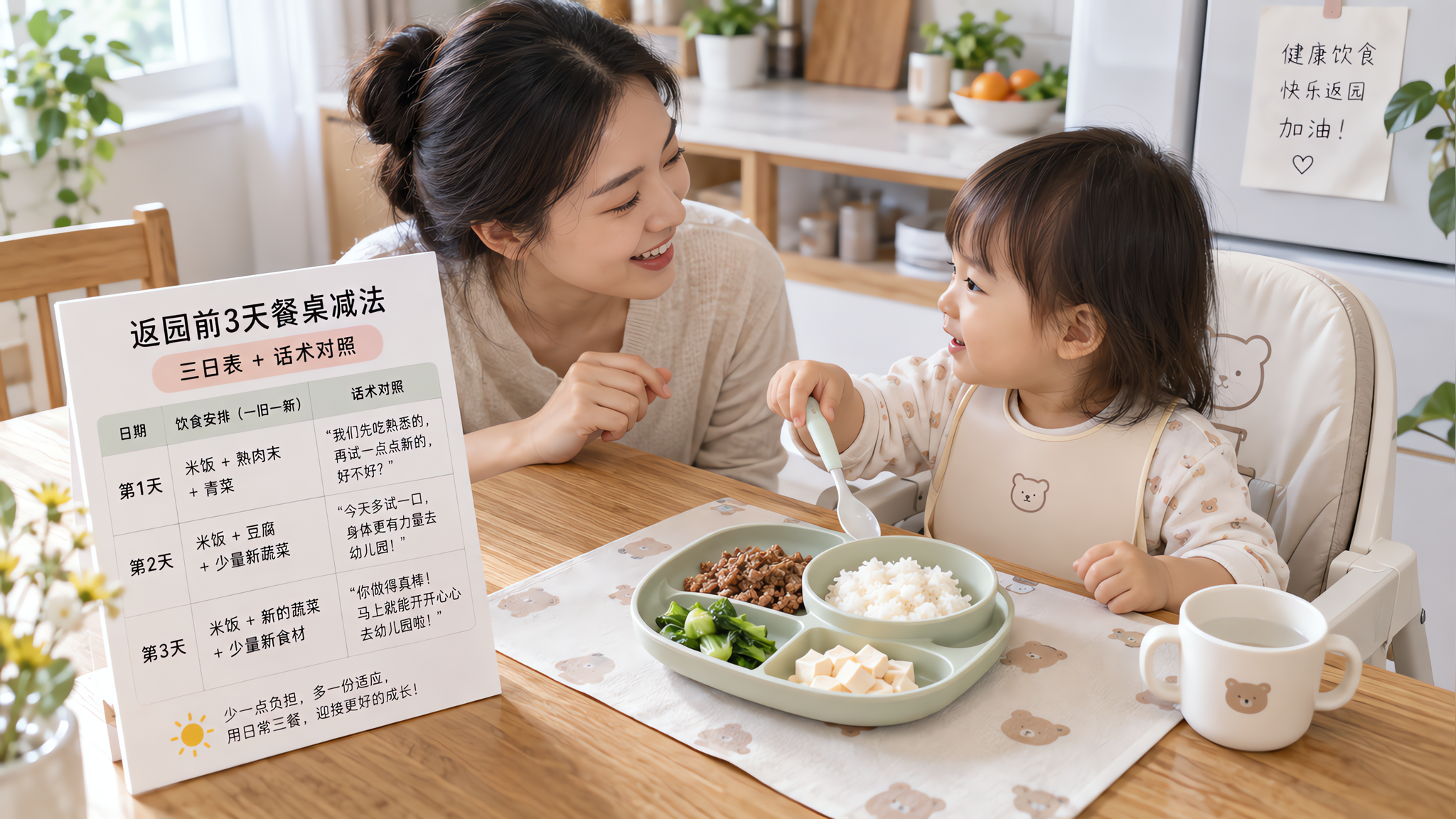 返园前3天餐桌减法：不追喂也能把饭吃回来