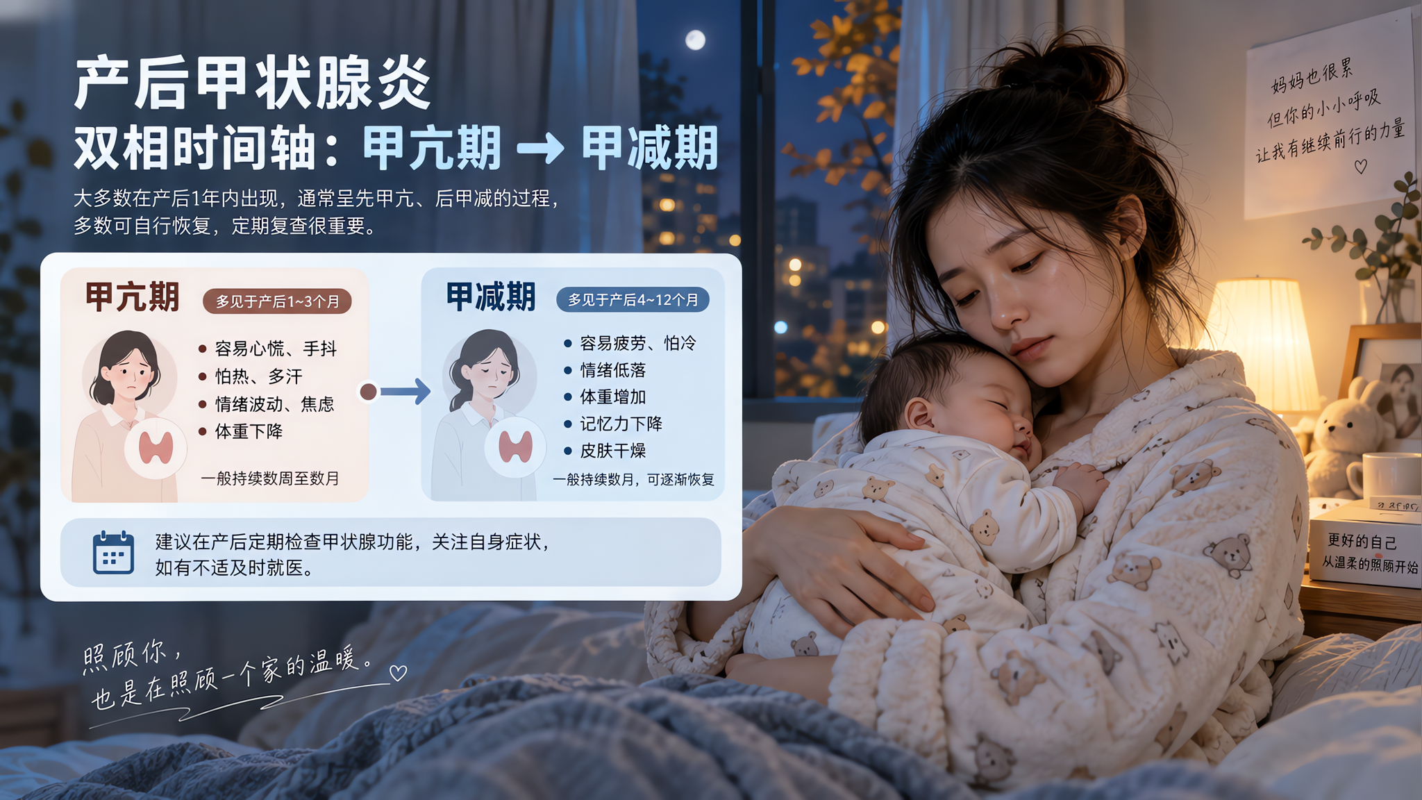 产后怕冷浑身疼别先怪月子 先查TSH