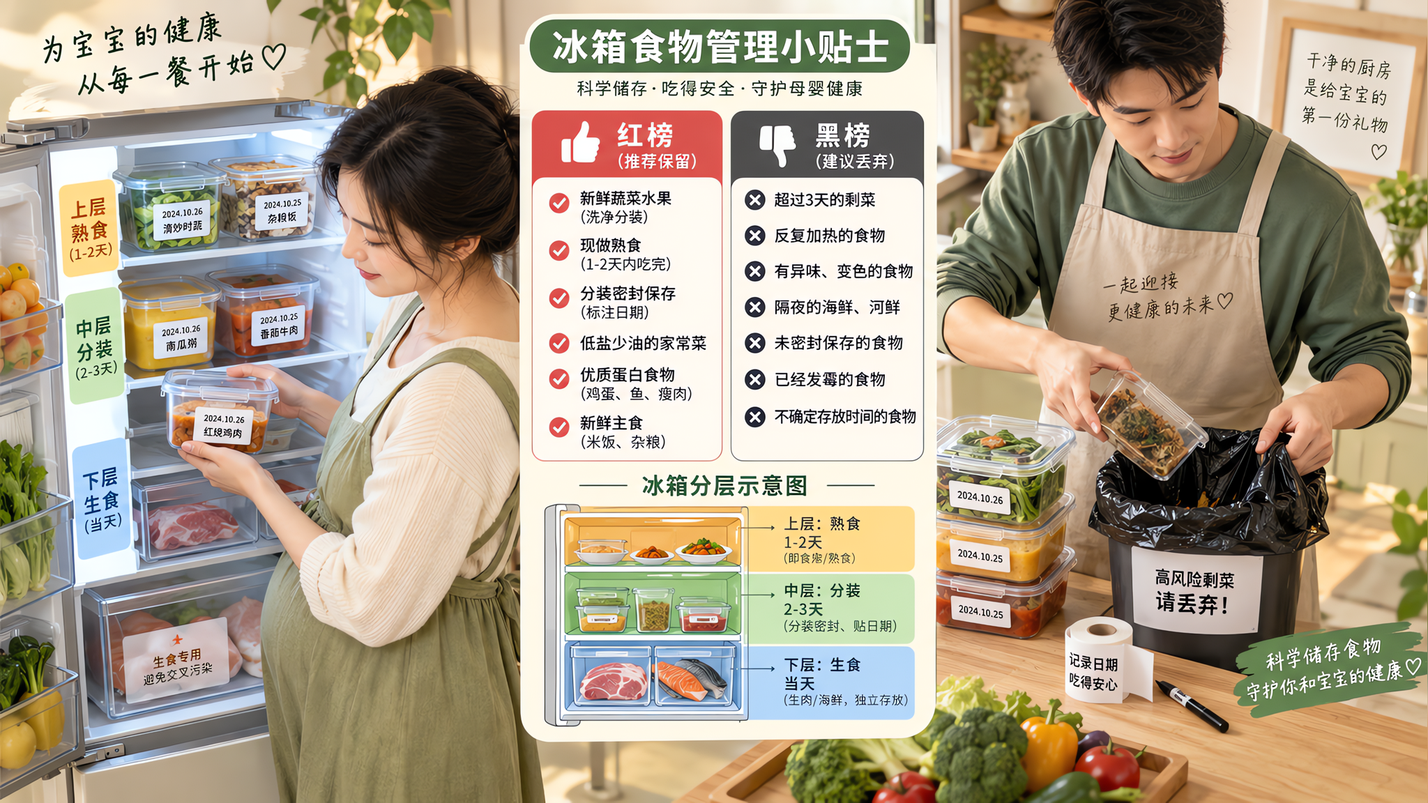 孕妈节后清冰箱：这5类剩菜别心疼
