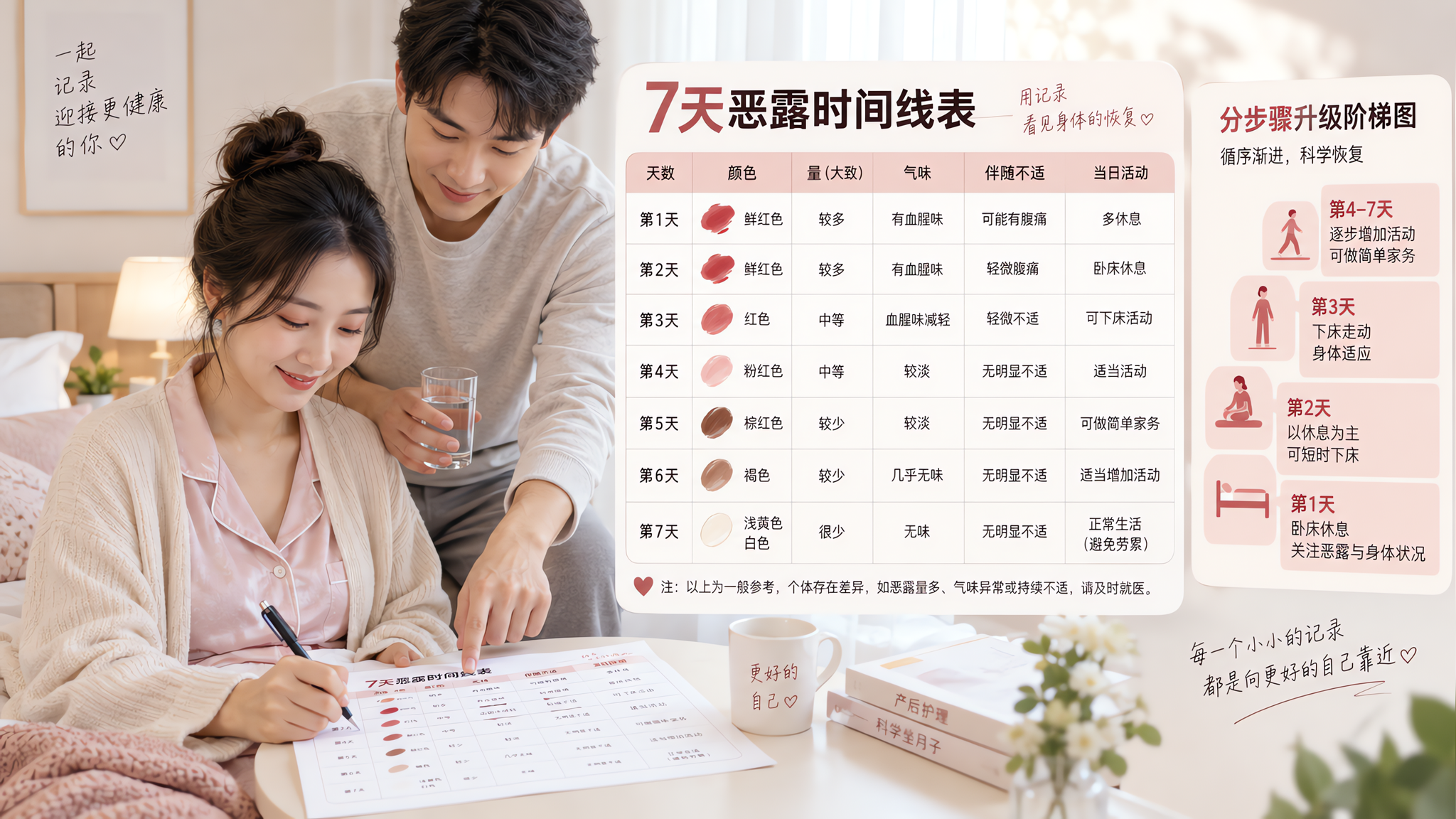 产后恶露总反复？先别吓自己：7天时间线+四步升级法