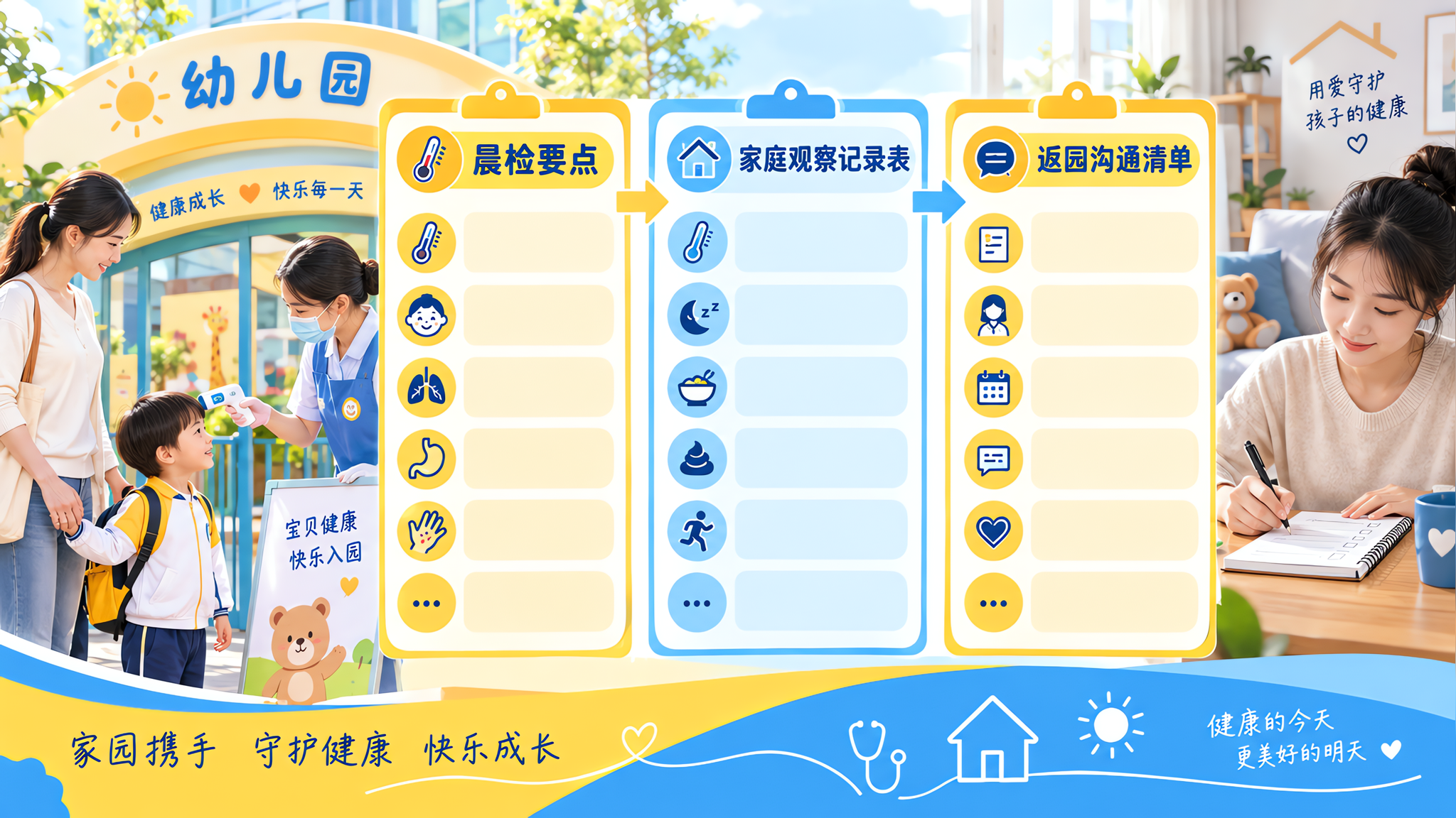 班级缺勤突然变多？一张表看懂晨检+返园沟通