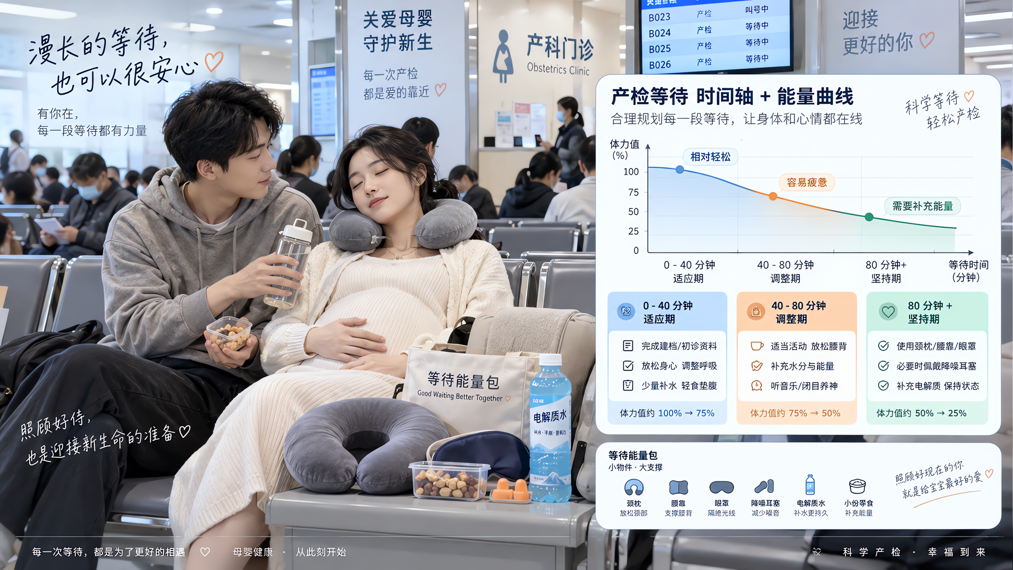 产检等很久别再问“要不要”：准爸三段后勤表