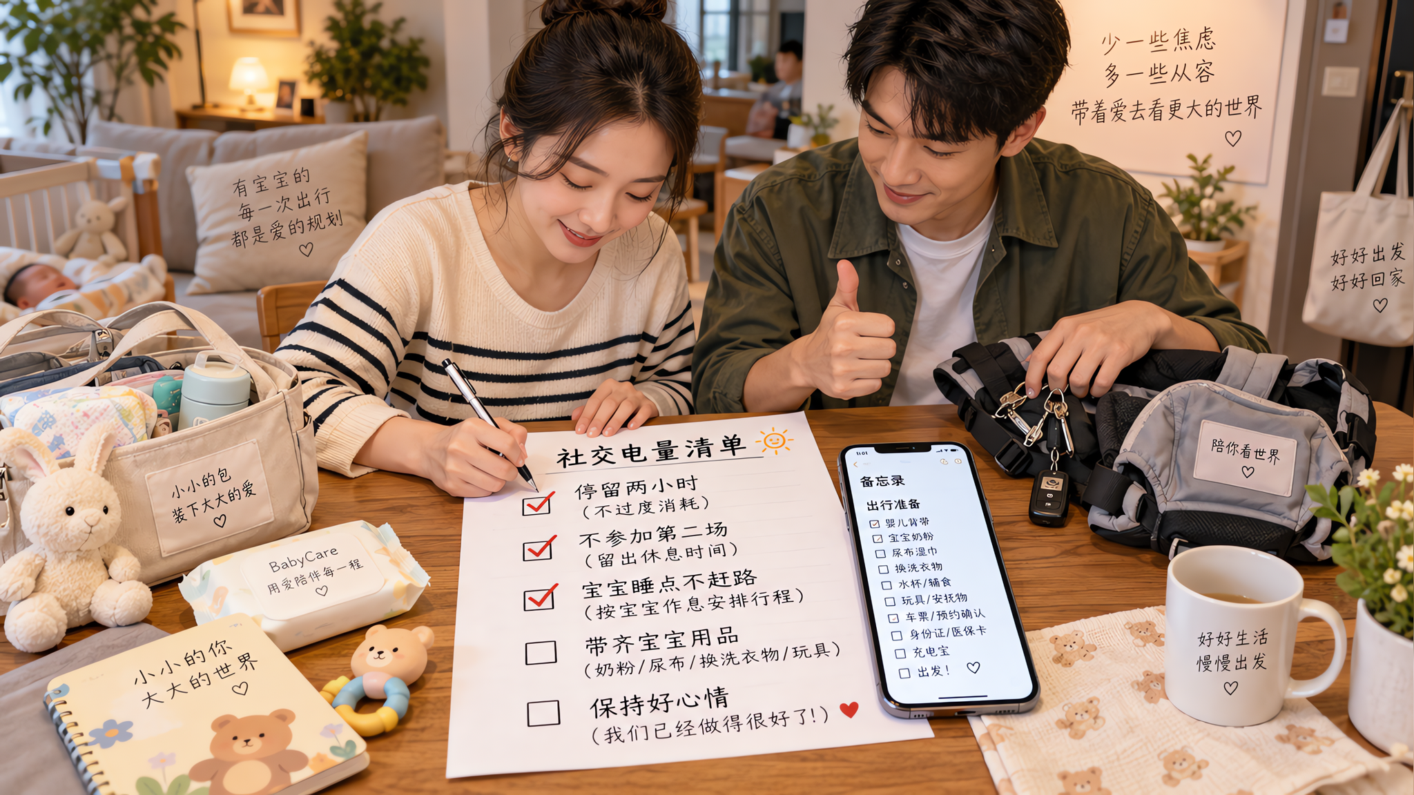 产后百天遇到中秋团聚：3条社交电量规则救场
