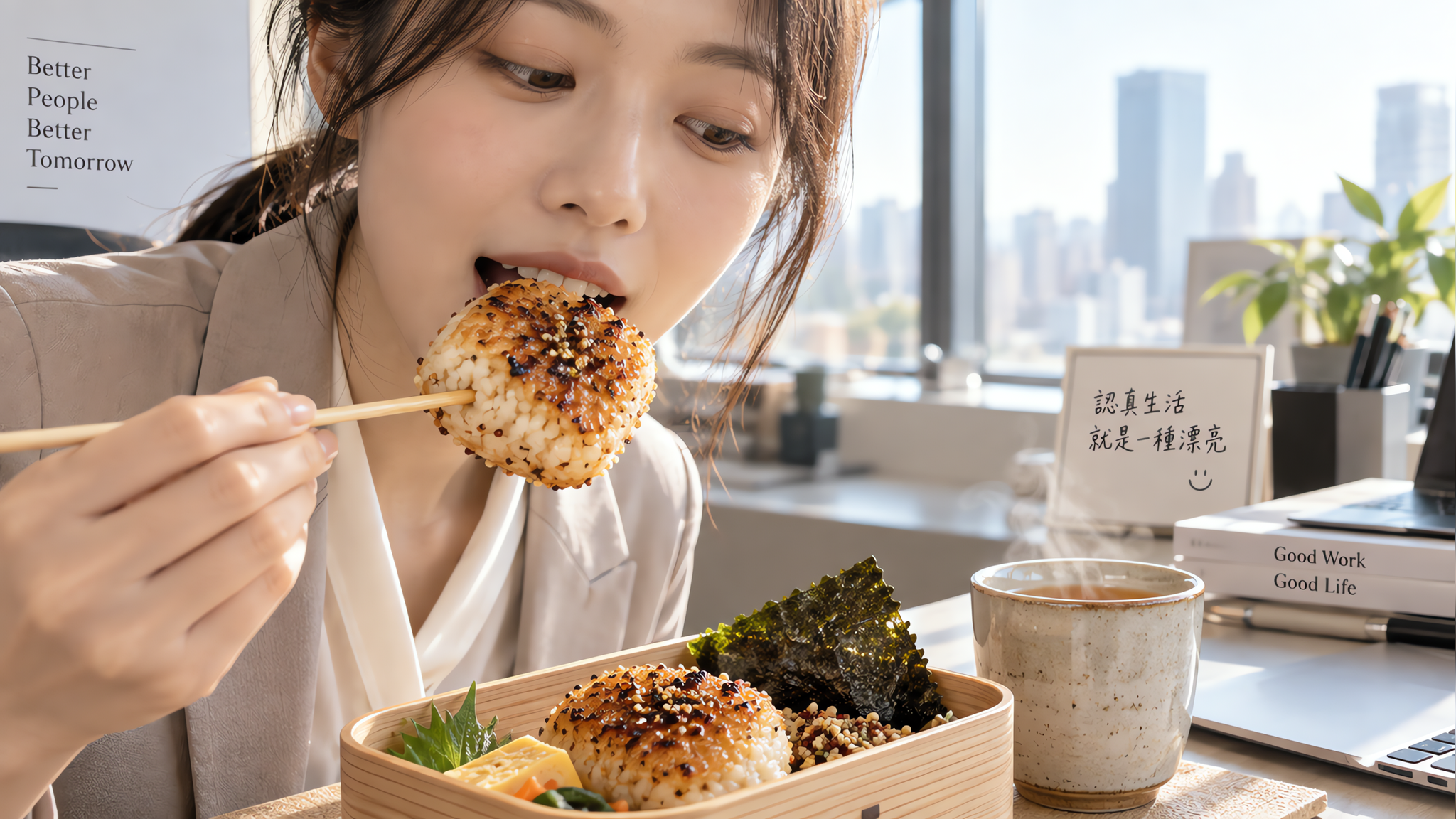 早八胃冷没劲？味噌蜂蜜烤饭团6分钟回温提神