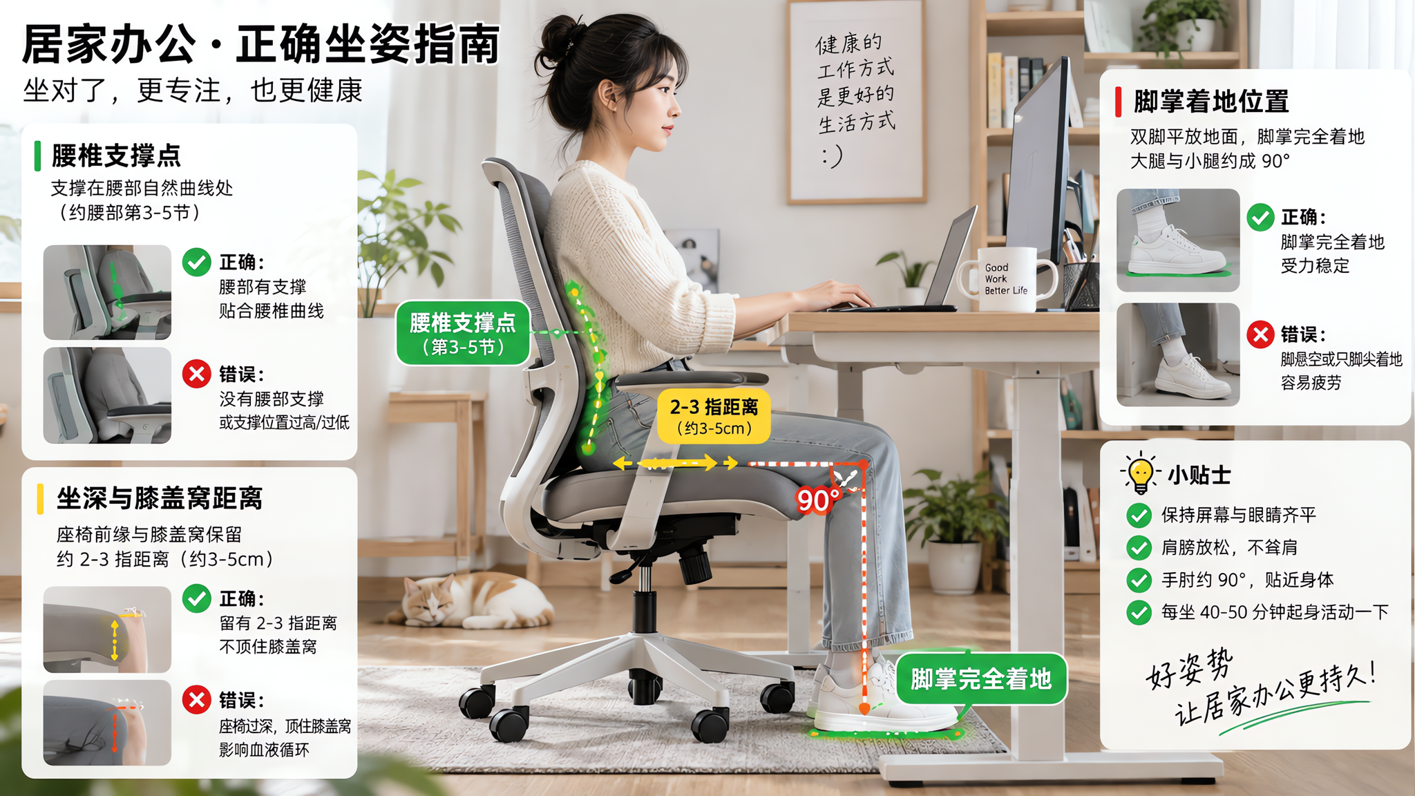 工学椅越买越腰疼？先按3看3不看选