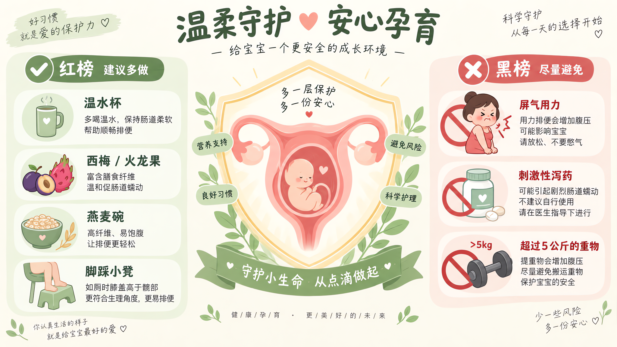 孕早期一用力就会流产吗？喷嚏便秘提物一次讲清