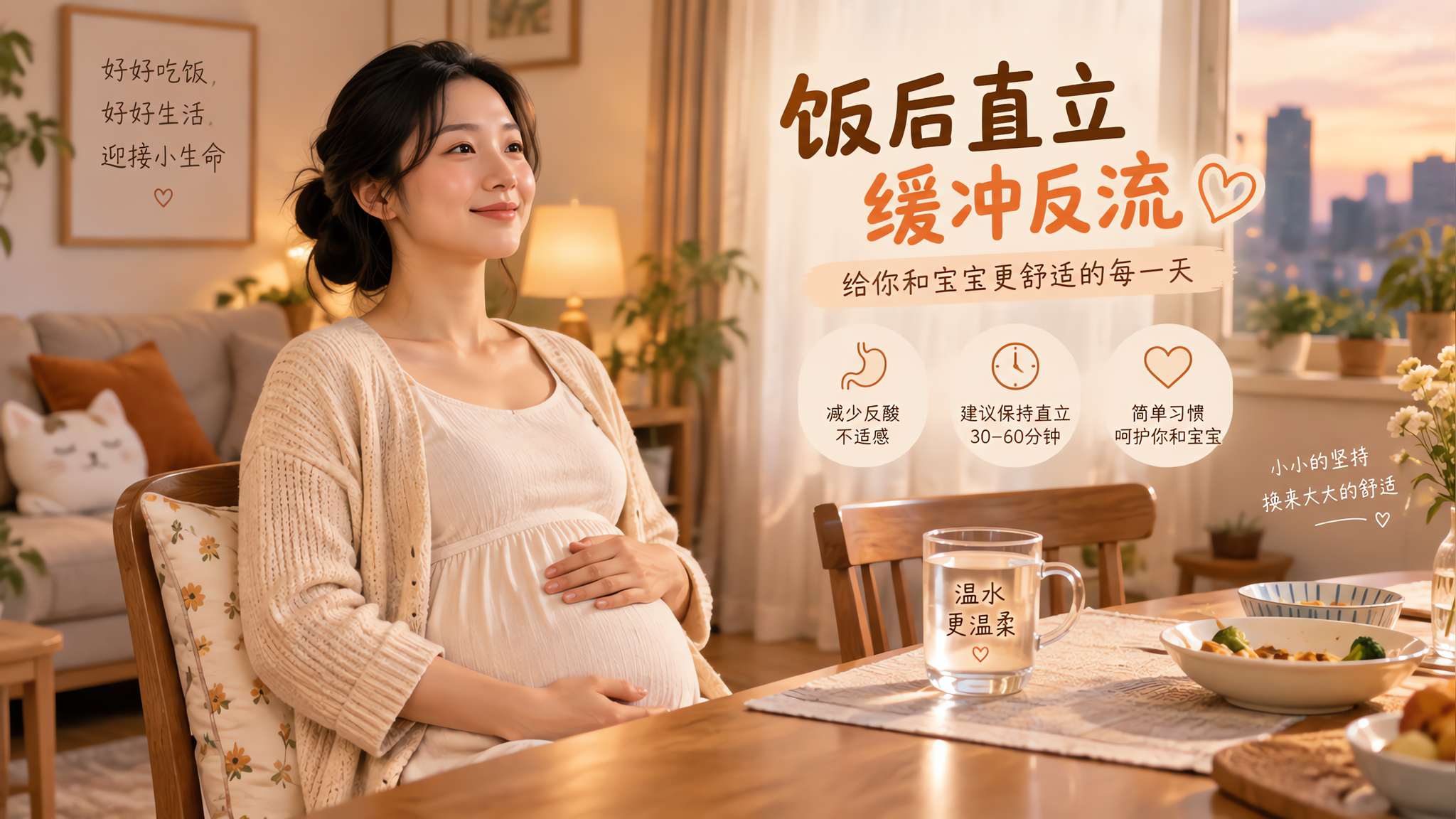 孕早期饭后胸口烧得慌？多半是反流，不是心脏