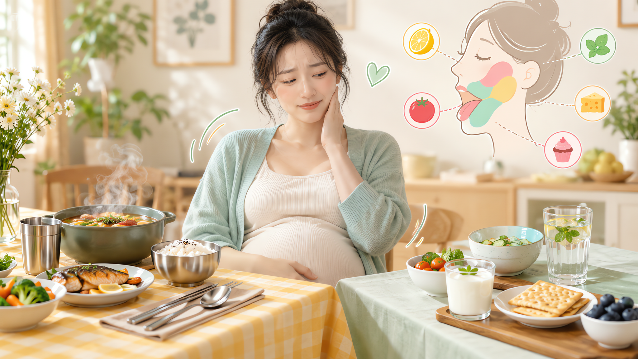孕早期嘴里总有金属味？4个办法让你更好入口