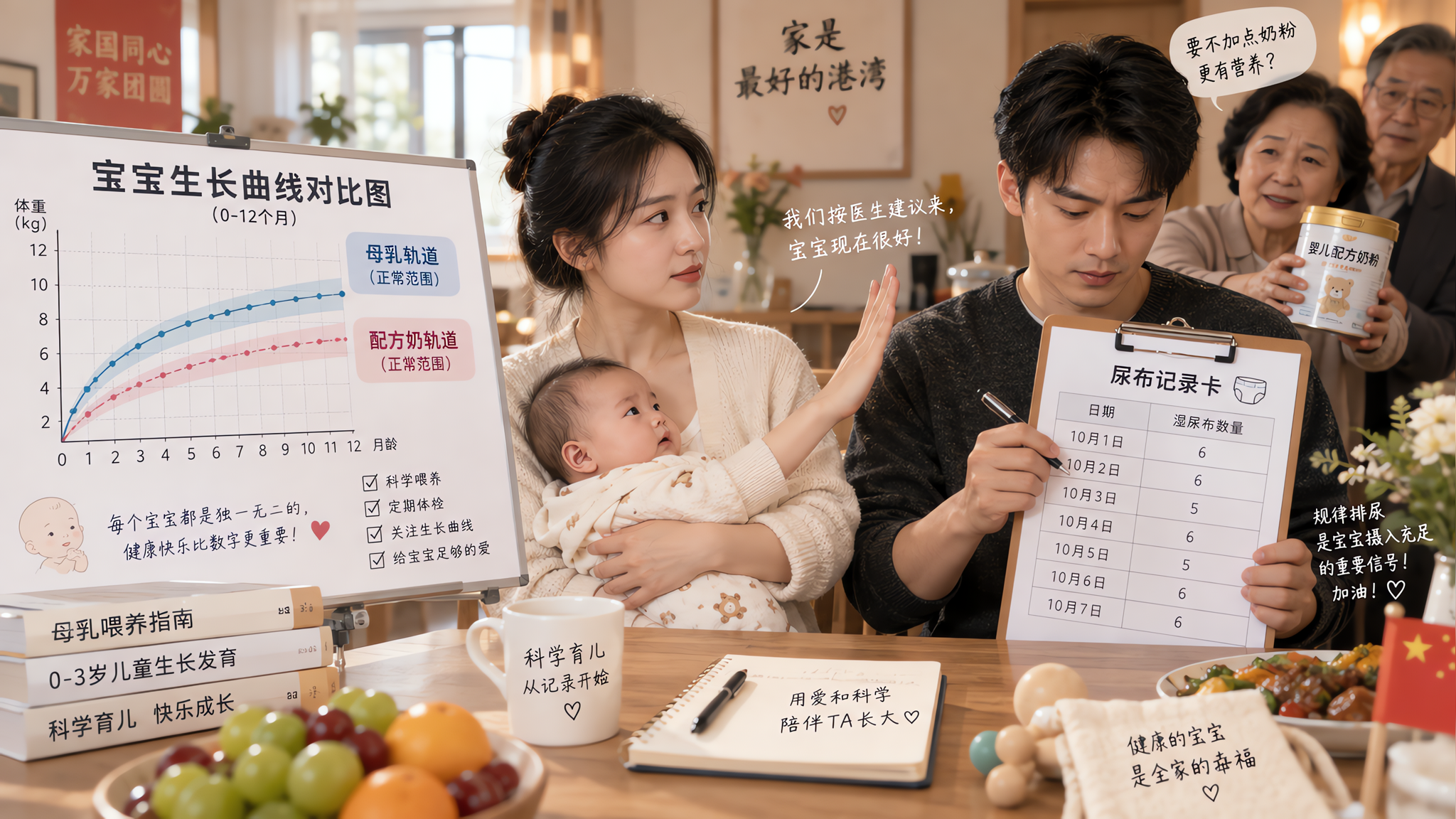 母乳宝宝没奶粉娃胖=没营养？看这3个指标