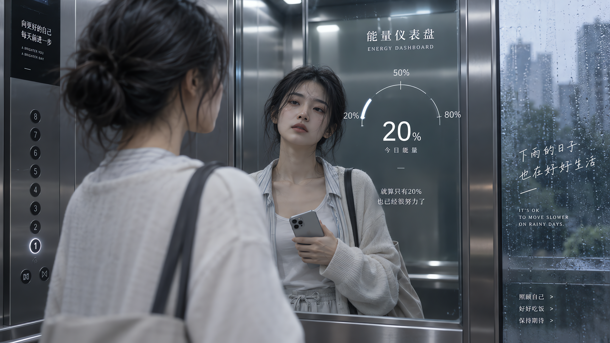 梅雨季情绪总是坠落？用能量仪表盘说清楚