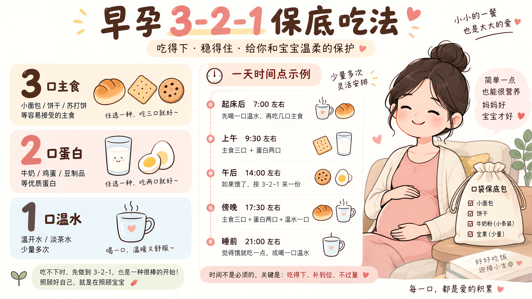 早孕越饿越想吐？关键是别让进食间隔太长