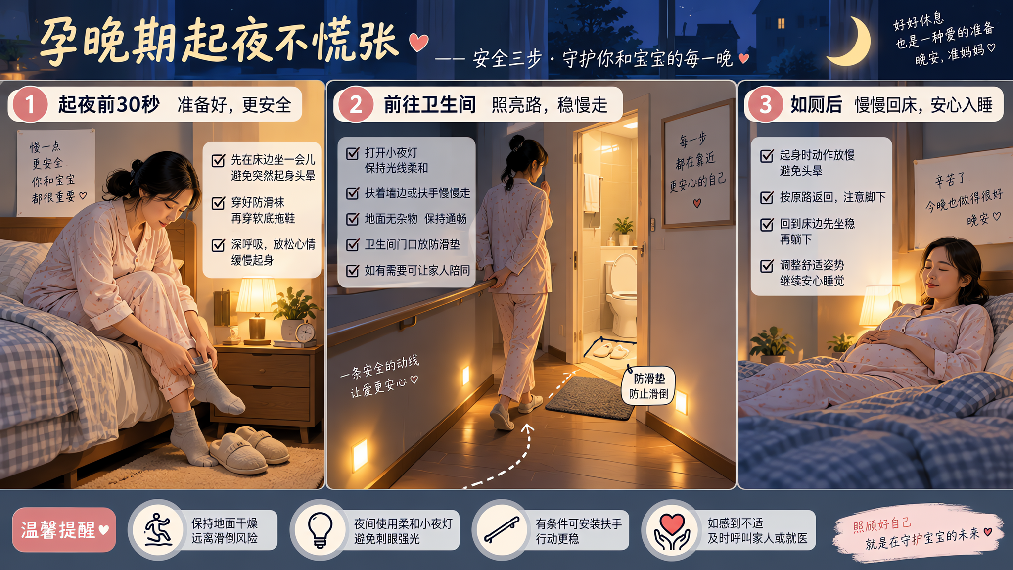 秋分后孕妈起夜睡不回去？这套复睡流程更稳更暖