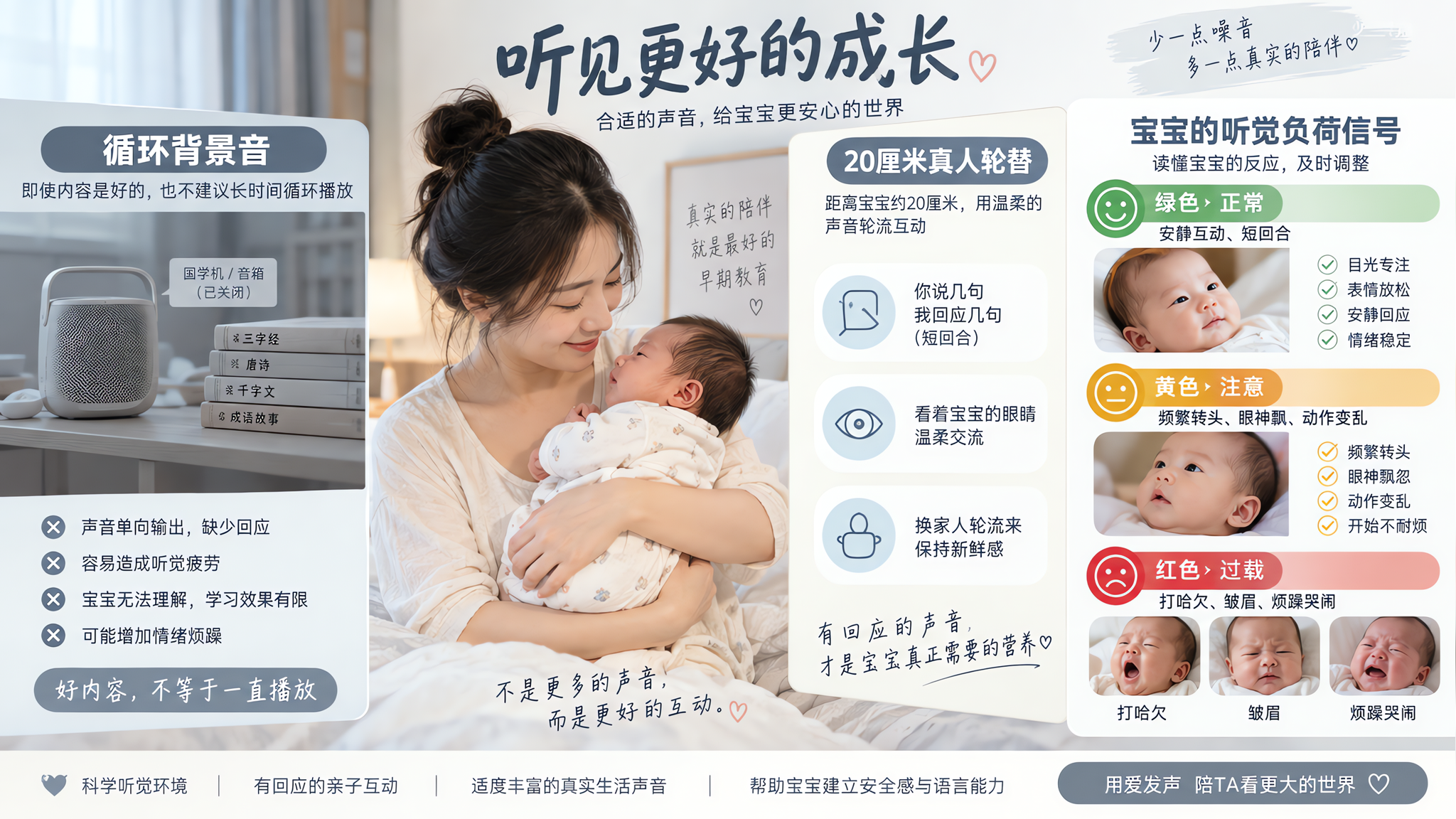 新生儿别被音乐循环一整天：听觉负荷有红线