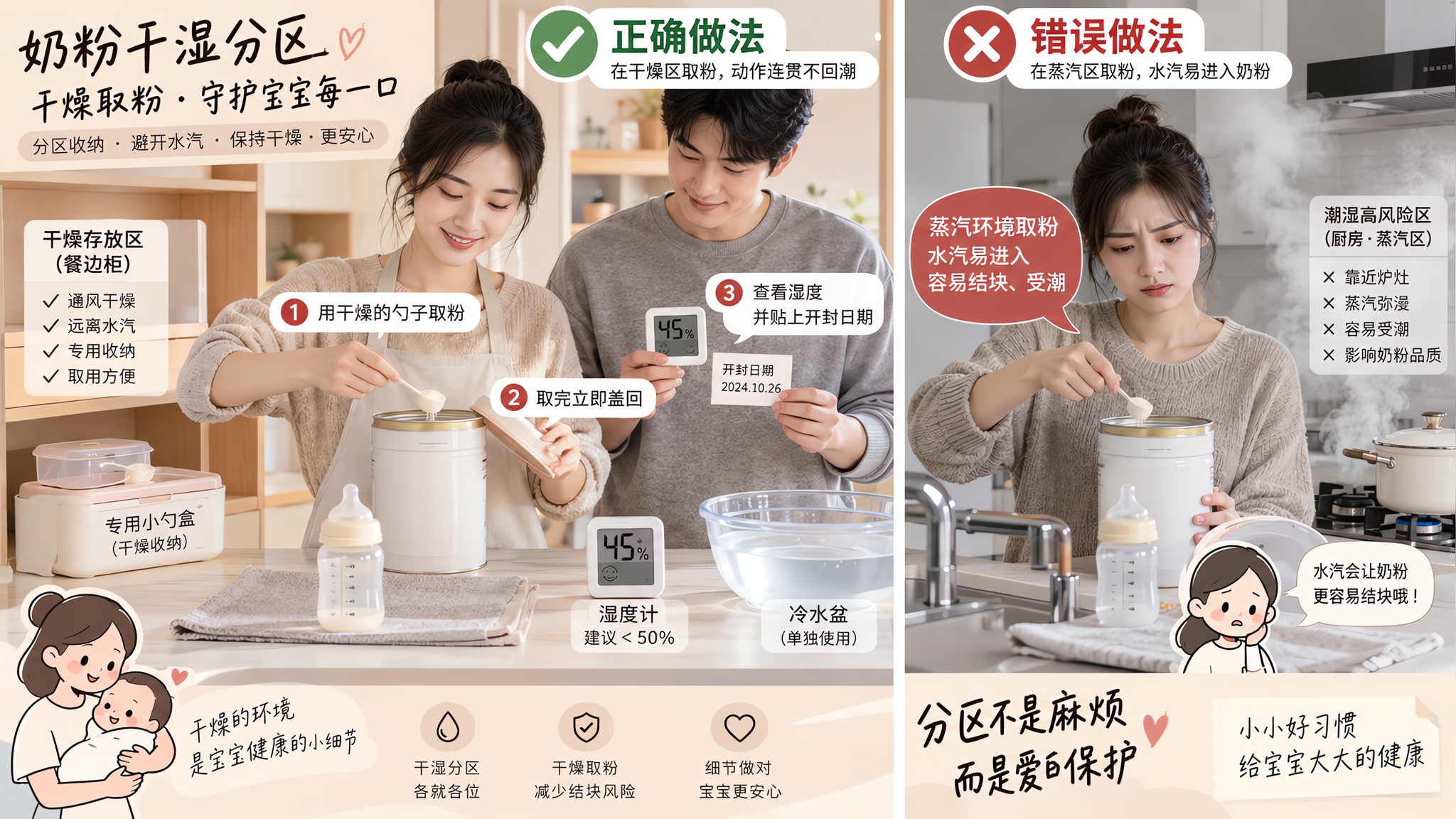 小暑湿热期：开封奶粉怎么放才不变质