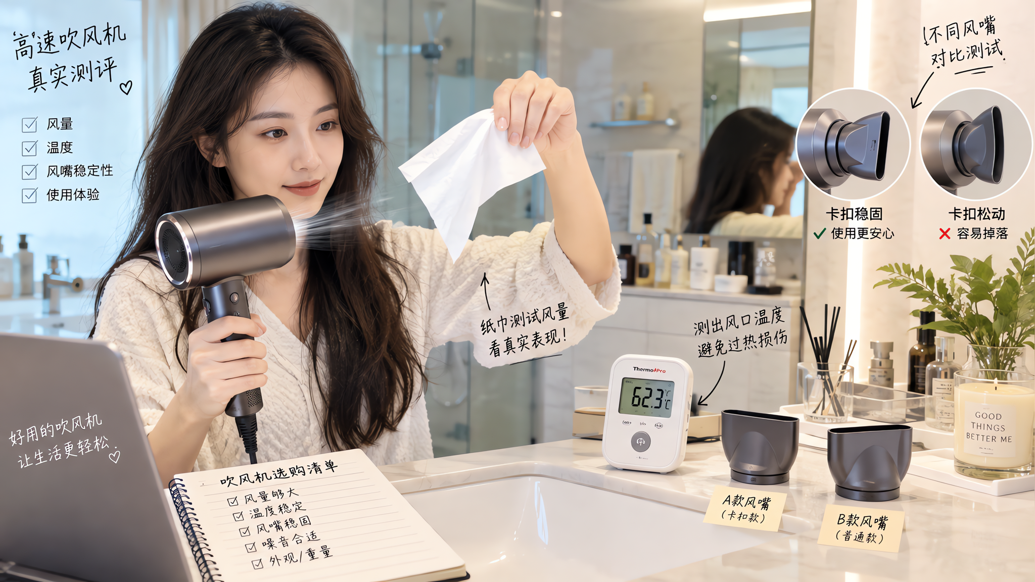 大促返场买高速吹风机：3看3不看，别再被负离子带跑偏