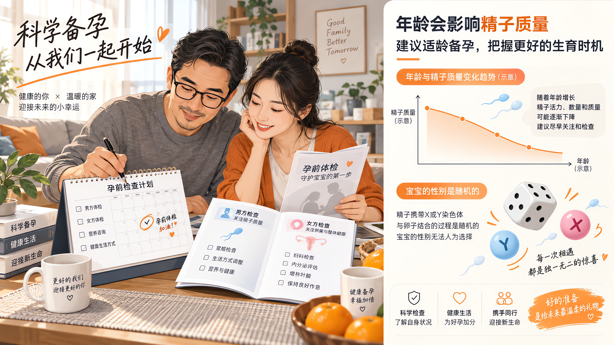 老公40+会更容易生女儿吗？先把这3件事搞明白