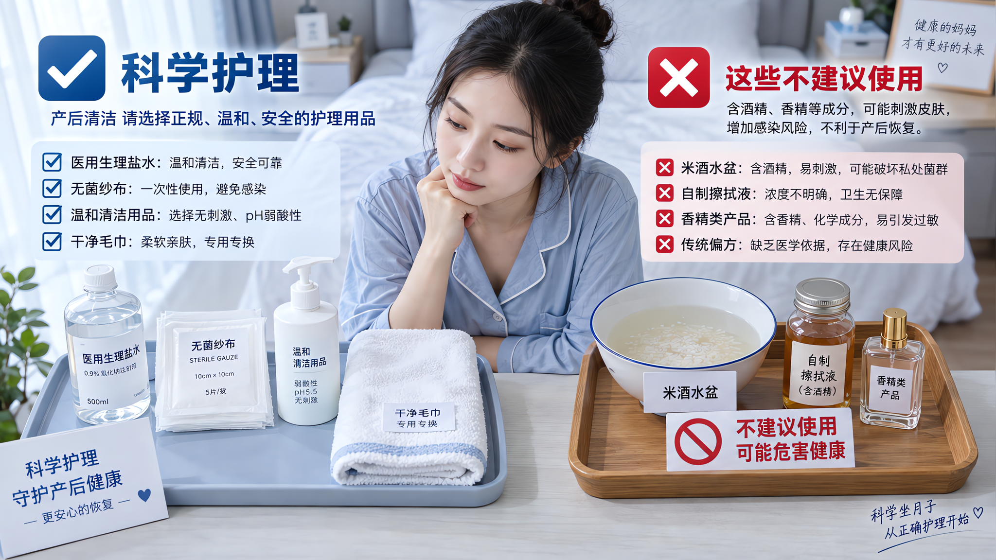 月子米酒水擦身洗头真能消毒？越擦越刺激的真相与护理SOP