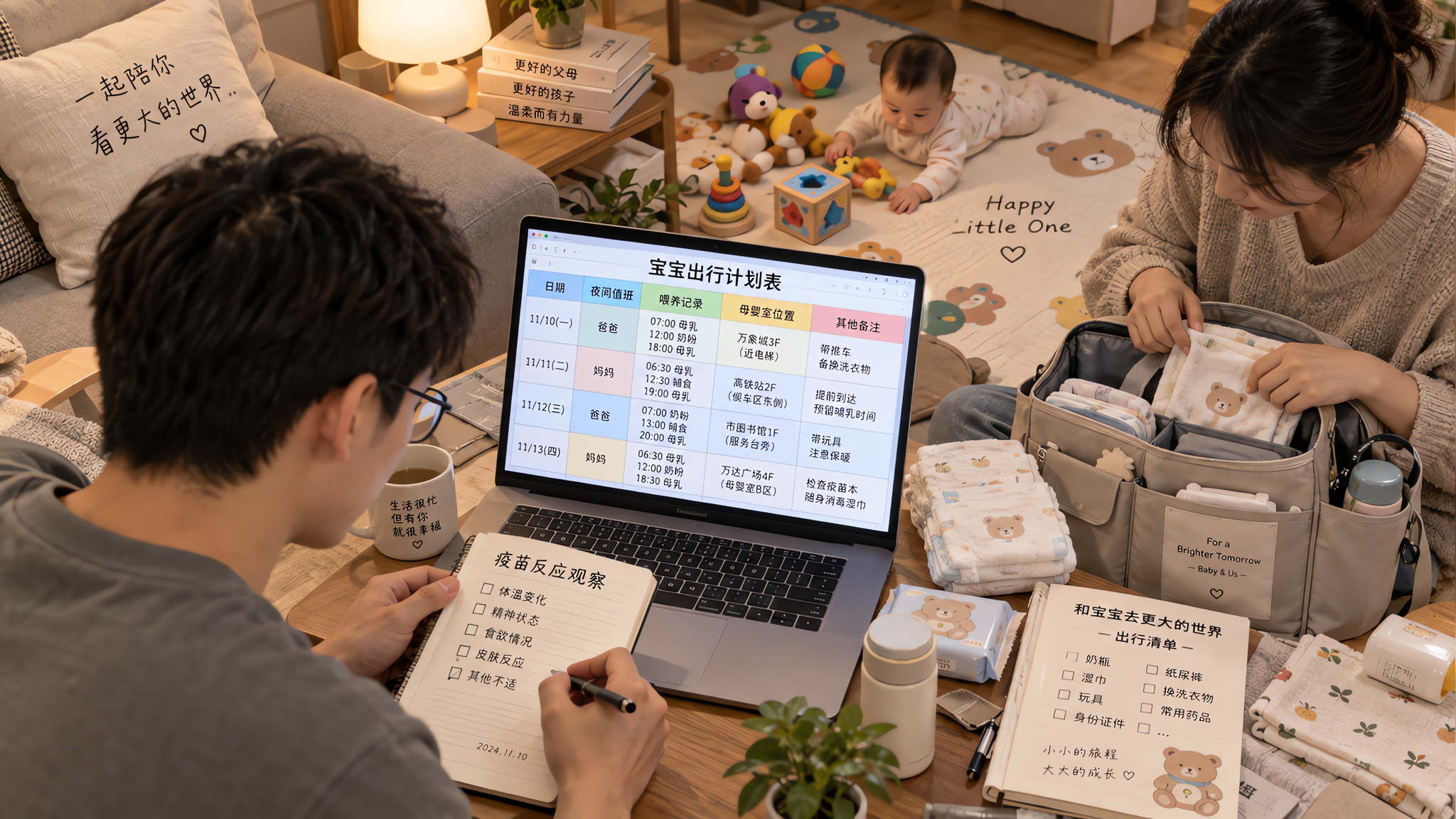 国庆带娃不靠吼：一张Excel让爸爸真正上岗