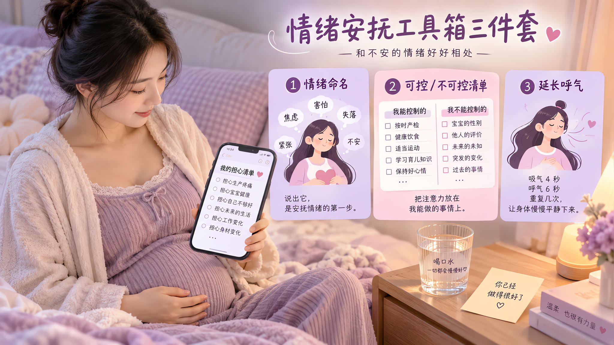 孕早期保密期太压抑：3个不声张的情绪安抚法
