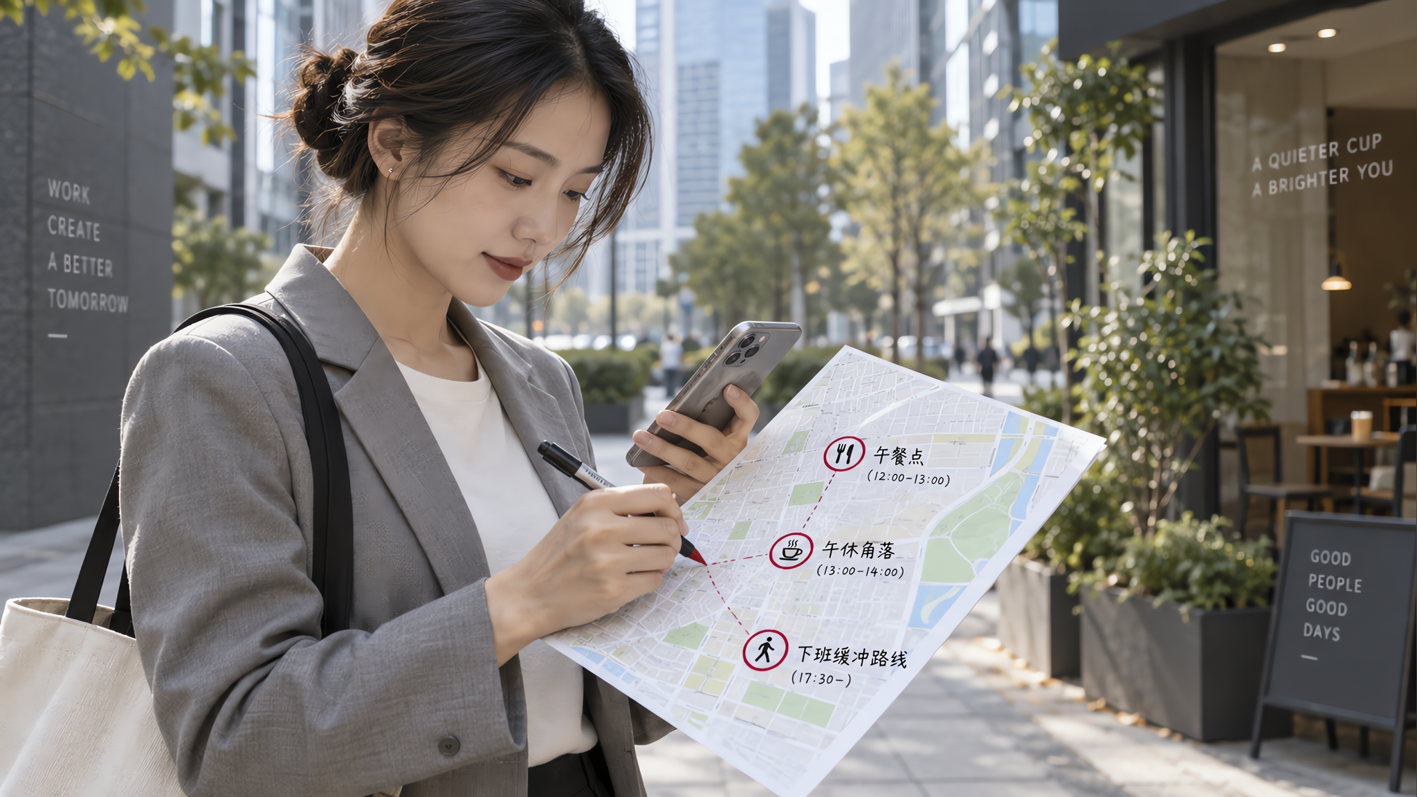 返岗前先踩好3个点：午饭、午休、下班15分钟缓冲
