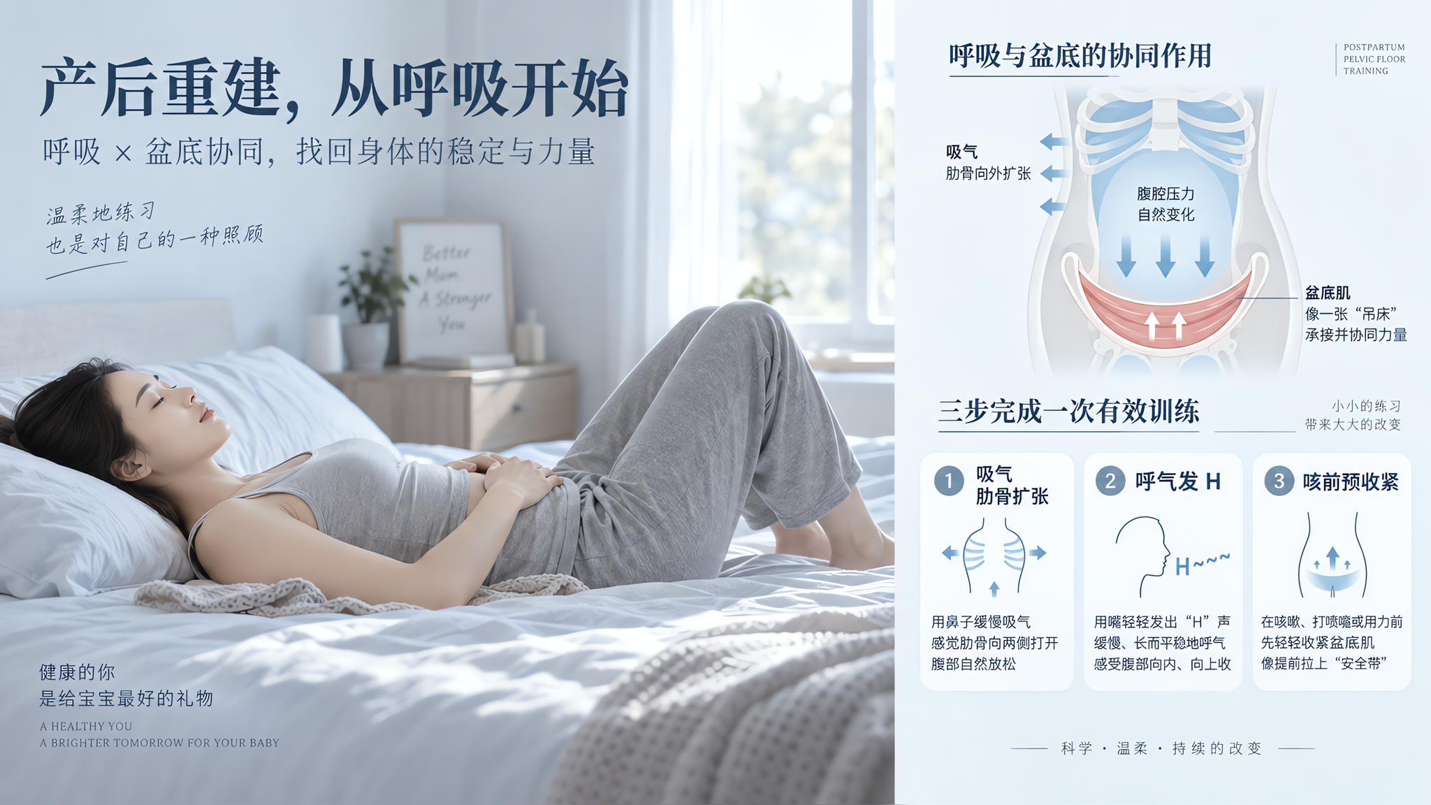 空调房一咳一喷嚏就漏？先学会提前1秒接住腹压