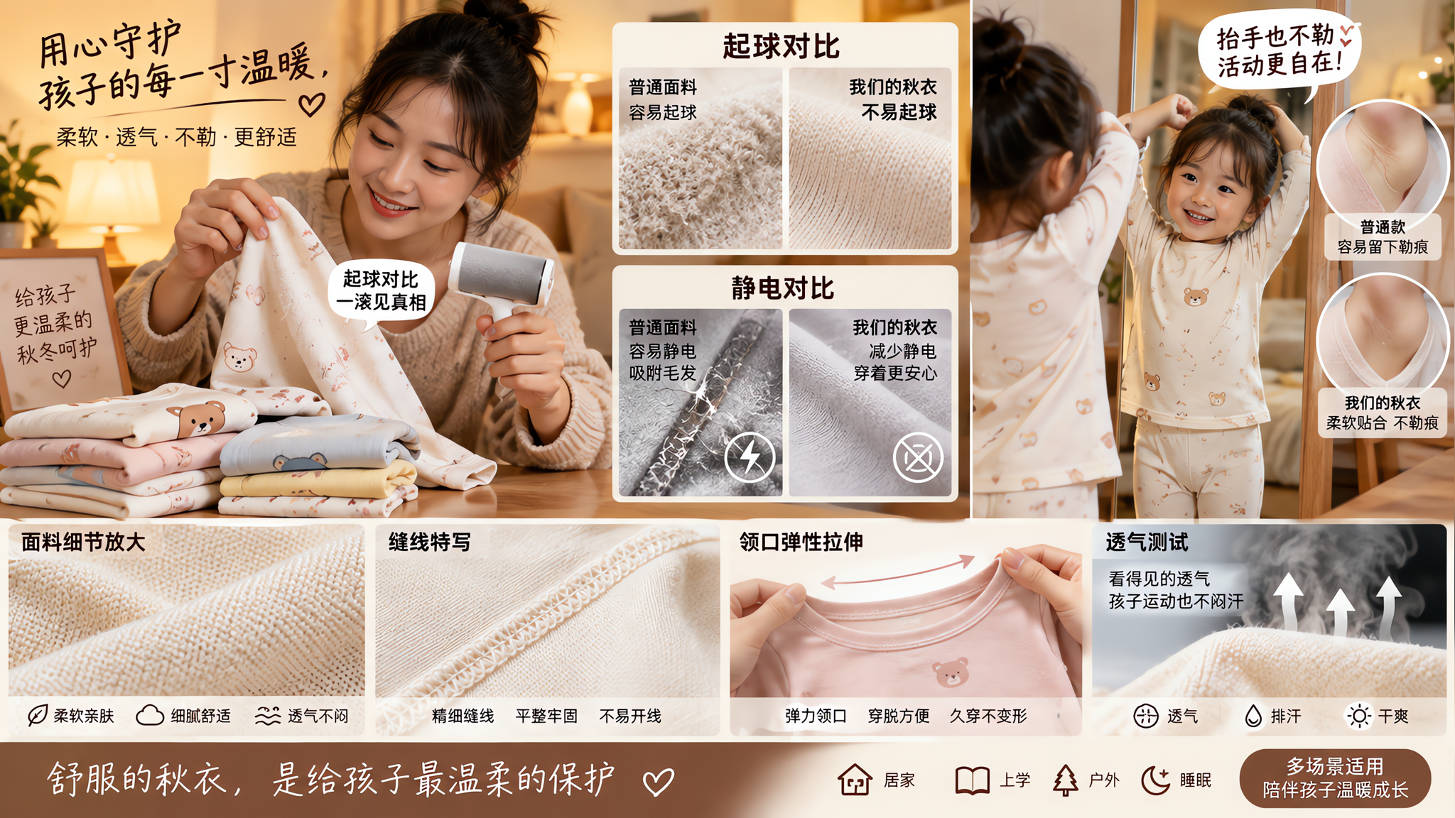 双11囤儿童秋衣前先看：刺痒静电勒痕4个雷