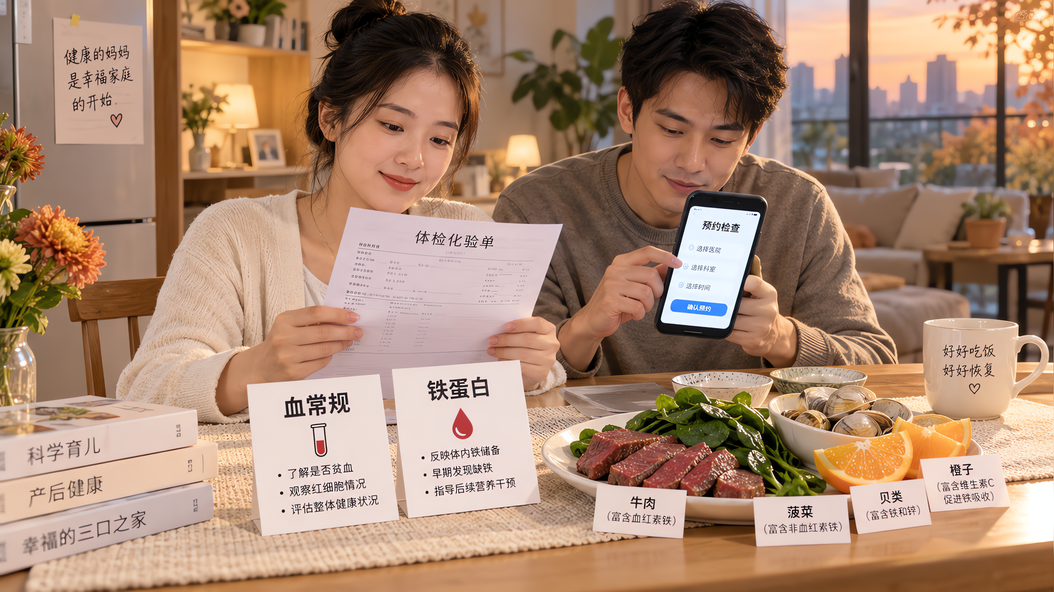 产后走两步就心慌？先做血常规加铁蛋白