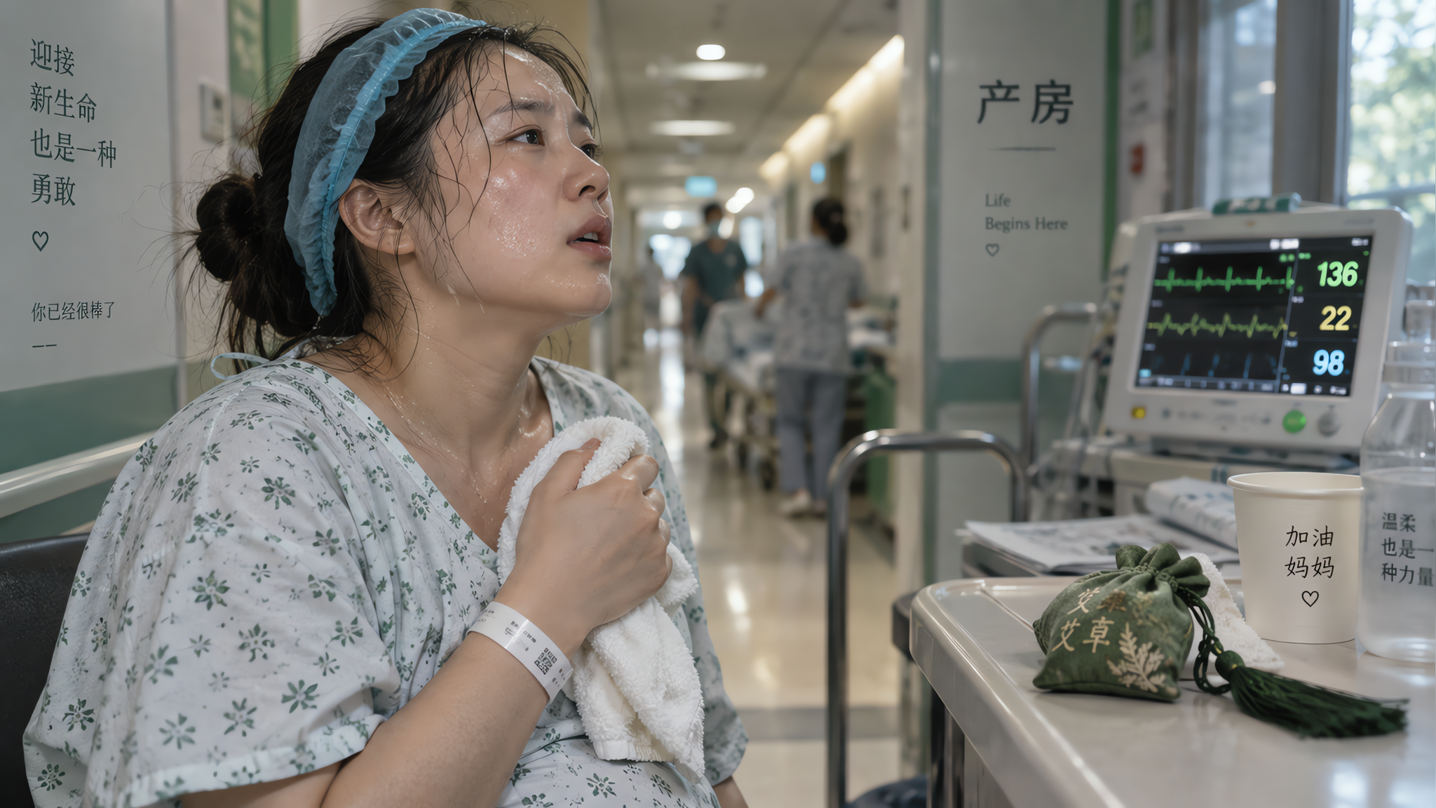 满头汗的顺产通关感：3句口令+4个避坑