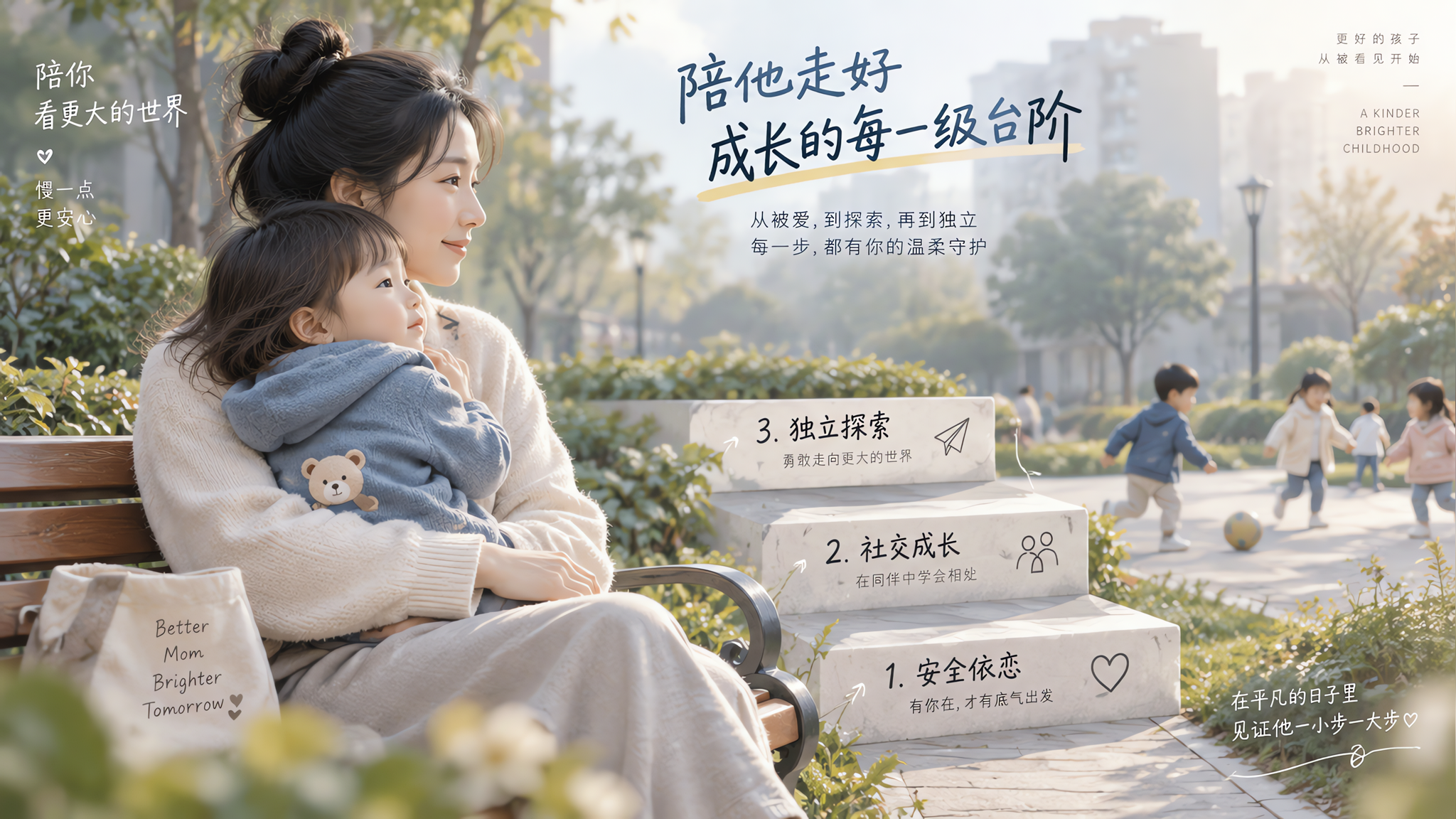 孩子躲你腿后别硬推：低压力社交3步破冰