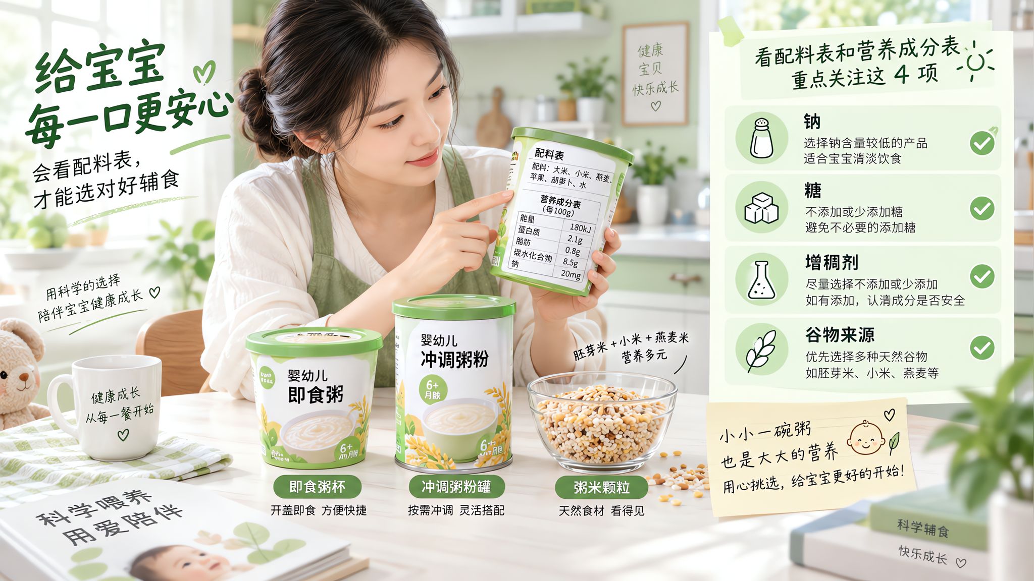 宝宝便秘别急着换即食粥：配料表先排4个雷