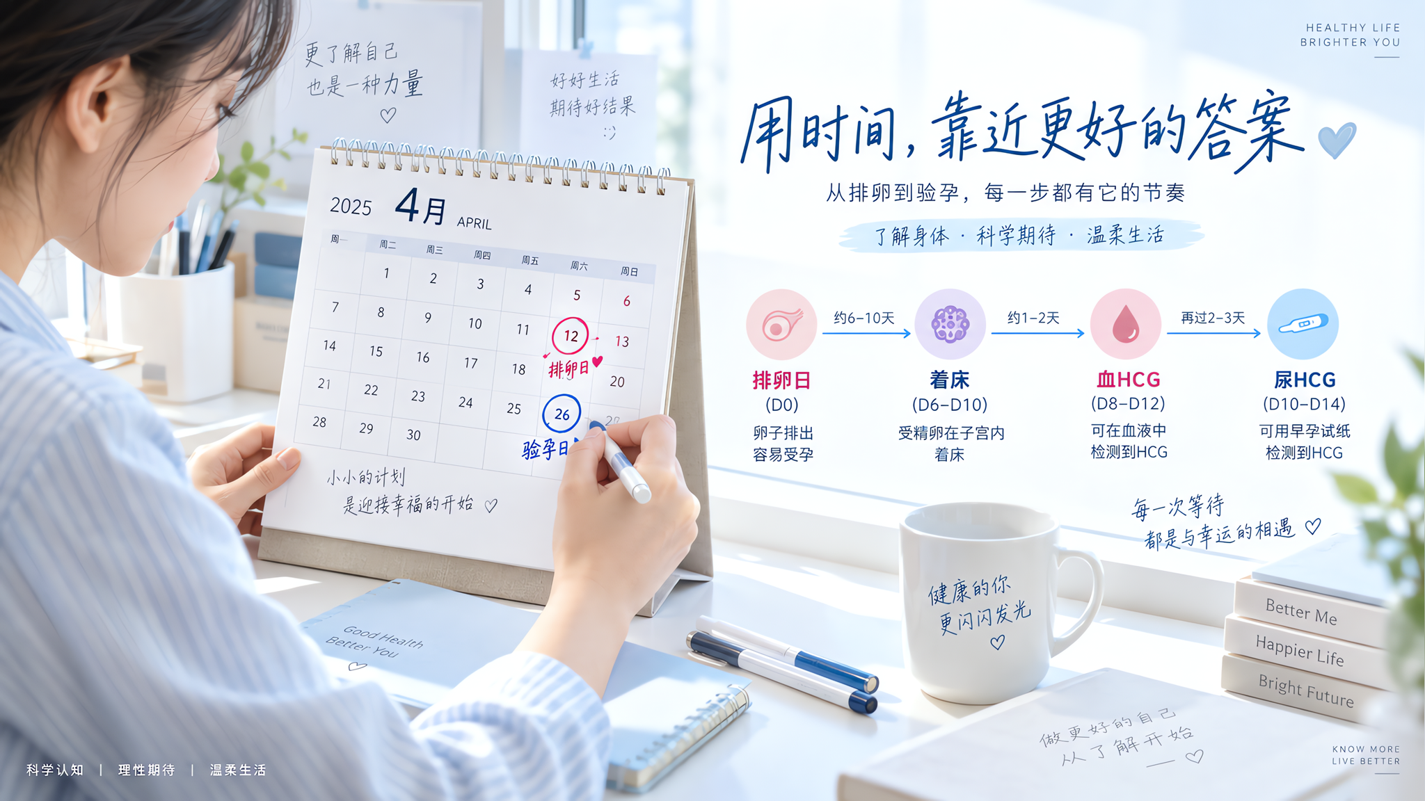 月经晚了先别慌：按排卵日算验孕时间更准
