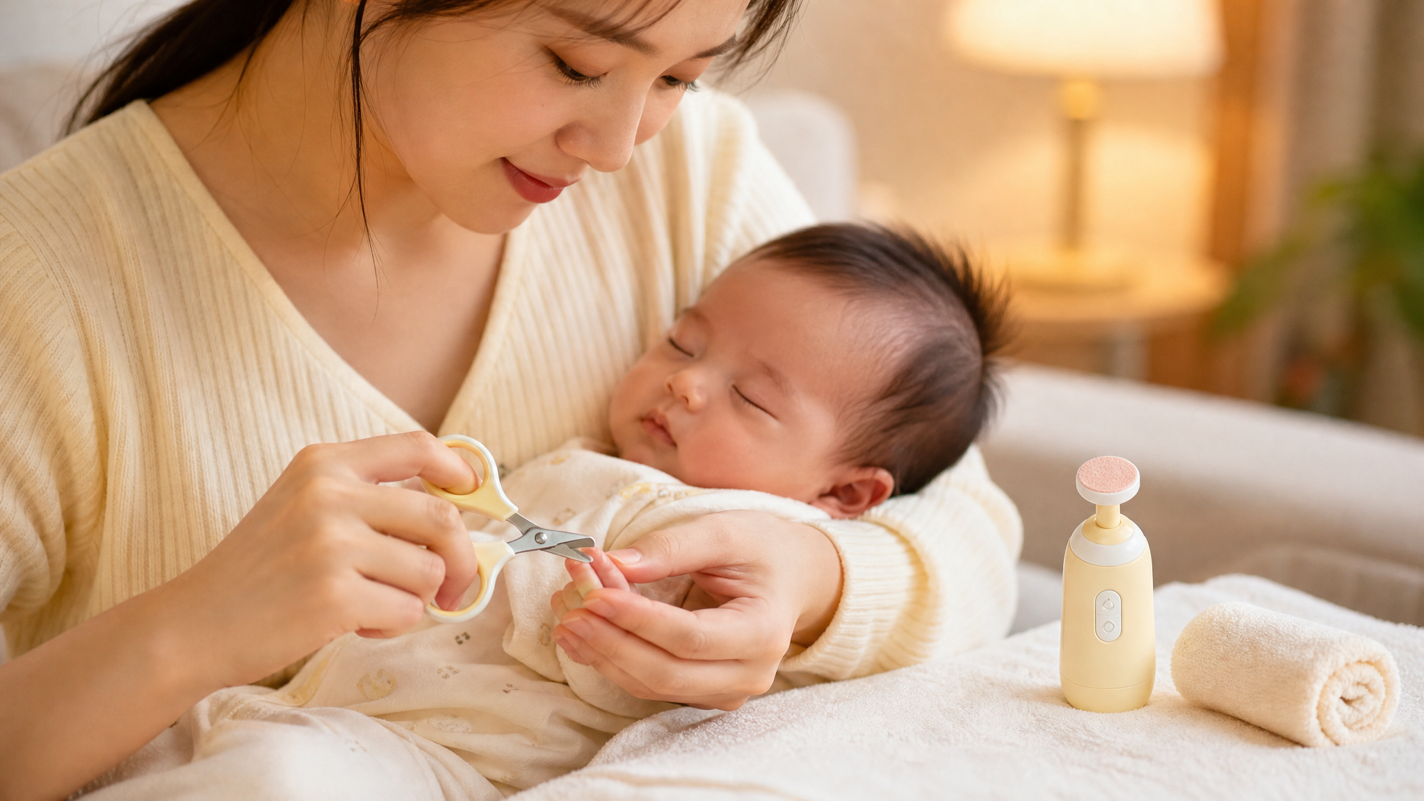 小月龄宝宝总抓花脸？安全剪指甲和防抓伤这样做