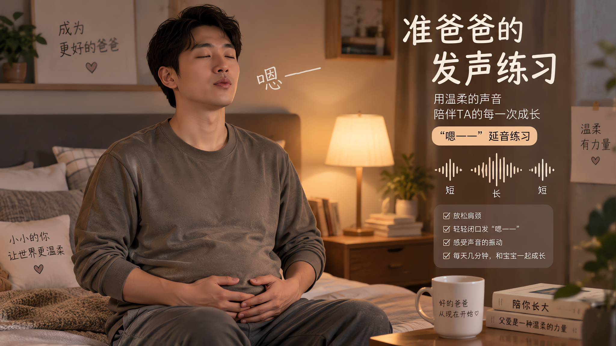 准爸爸别硬唱歌了 1分钟元音延音更稳