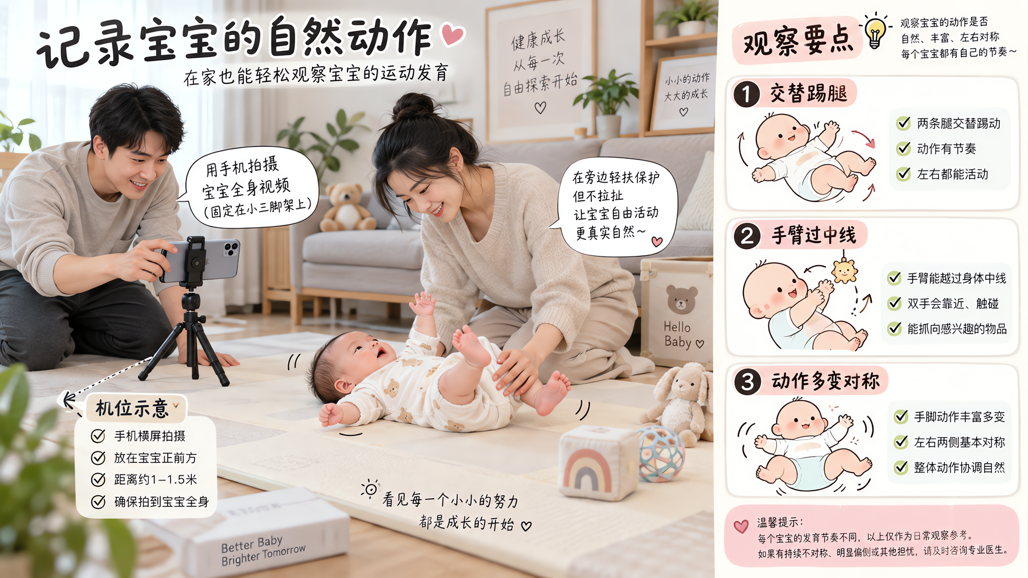 两个月不抬头别硬练 先看仰卧自发运动