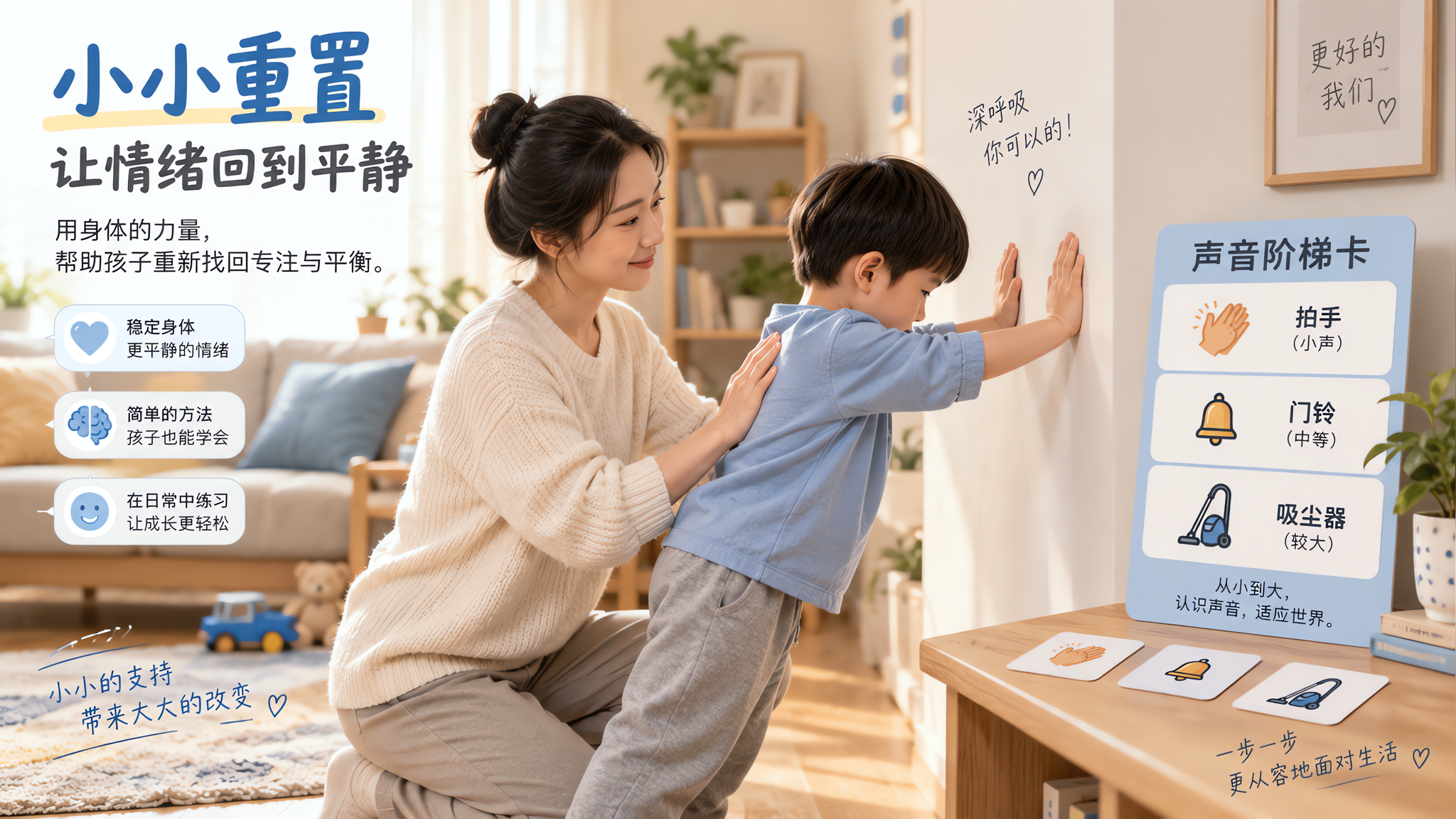 孩子被冲水声吓哭别硬推 3步让他恢复更快