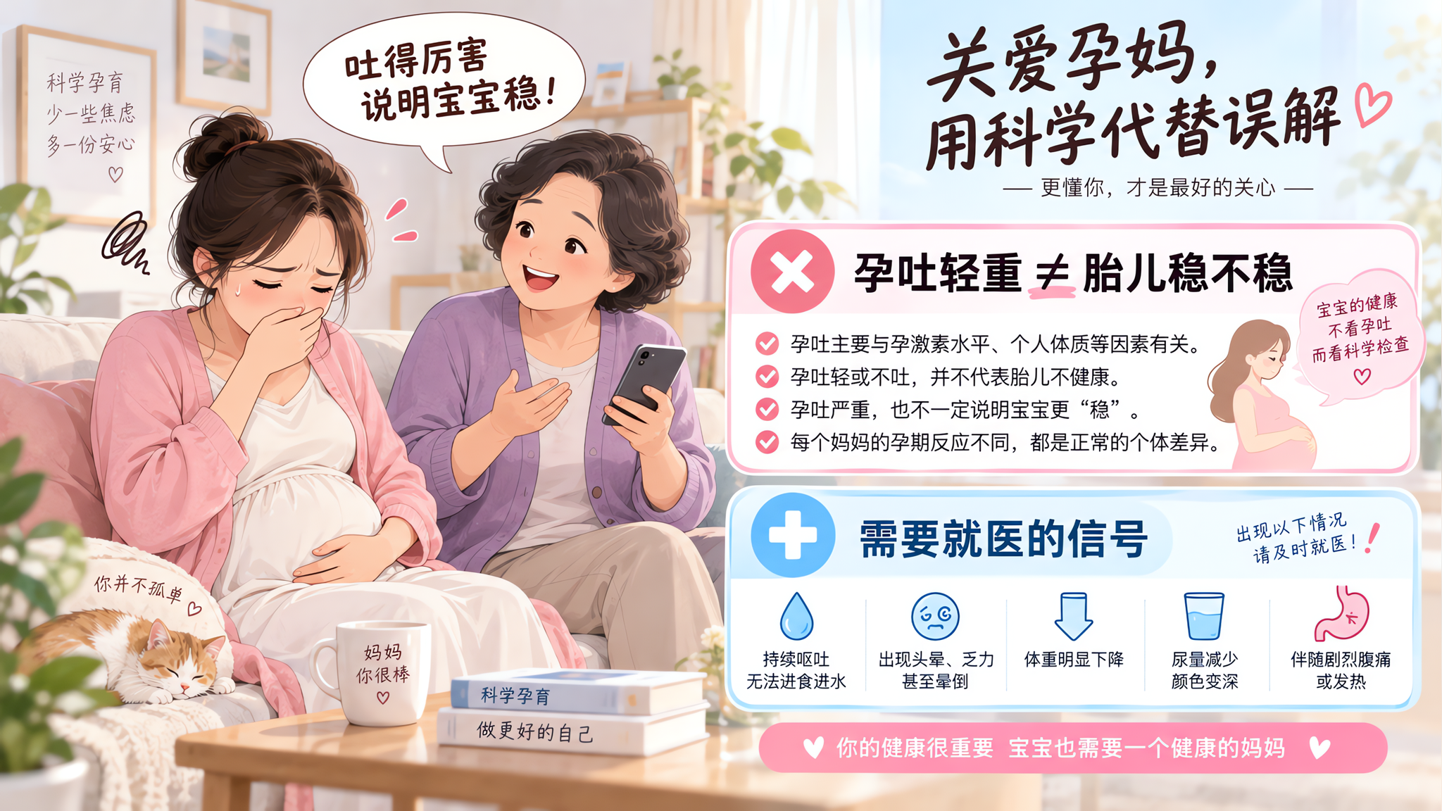 孕吐越狠宝宝越稳？这句话最容易耽误你