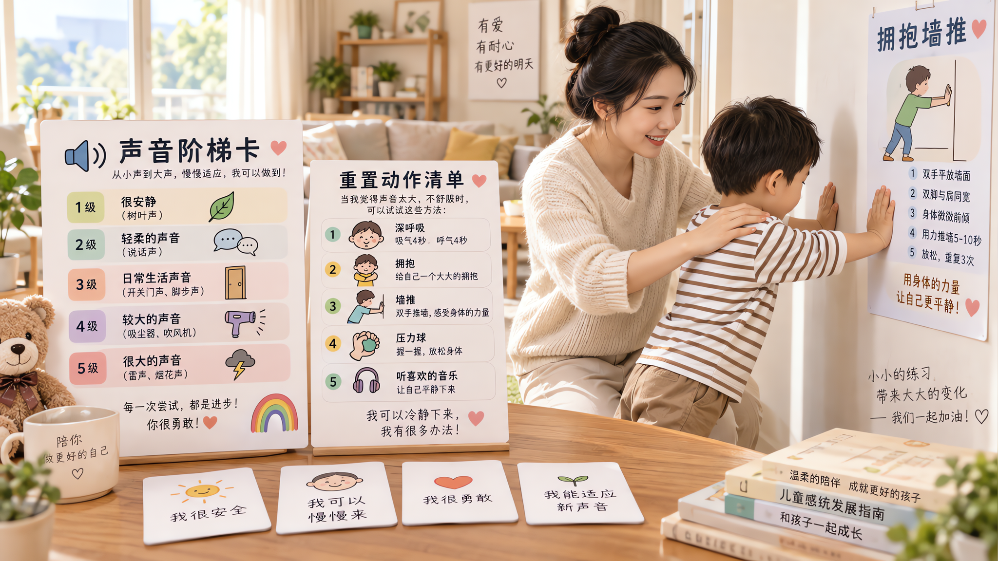 孩子被幼儿园声音吓到僵住？用这套3步法更快恢复