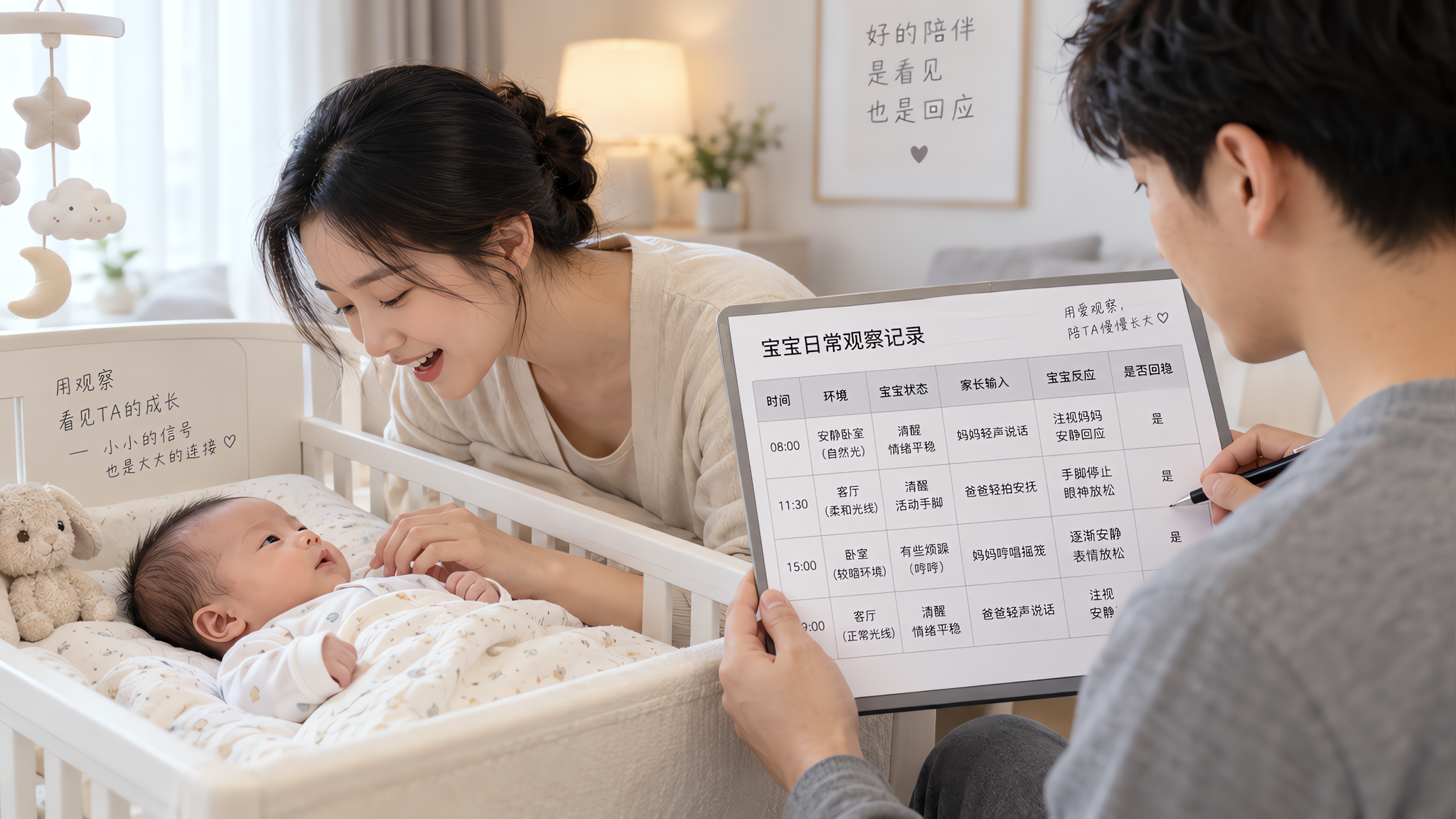 0–100天宝宝像“发呆”？先看这2条认知红灯