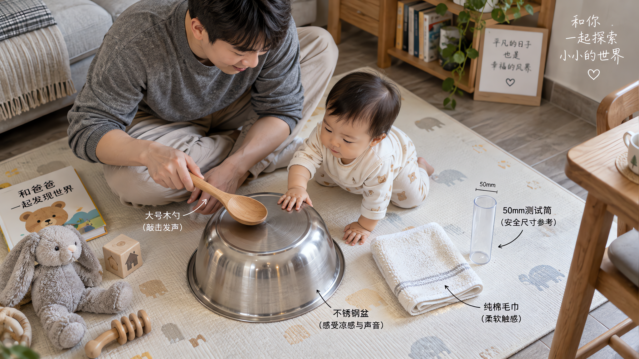 不开水也能降躁：不锈钢盆敲击凉感站