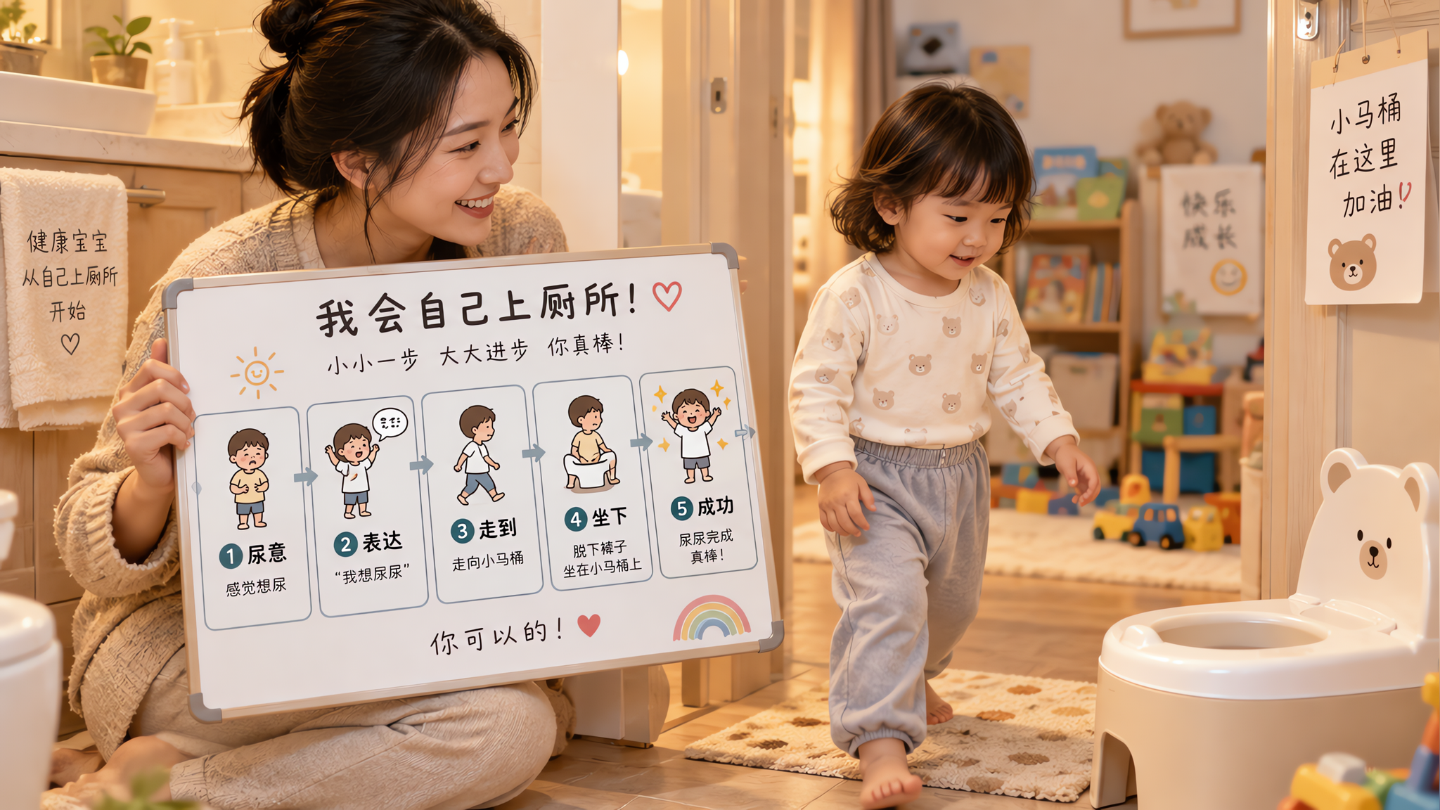 返园后又开始尿裤子？2-3岁如厕倒退的7天修复SOP