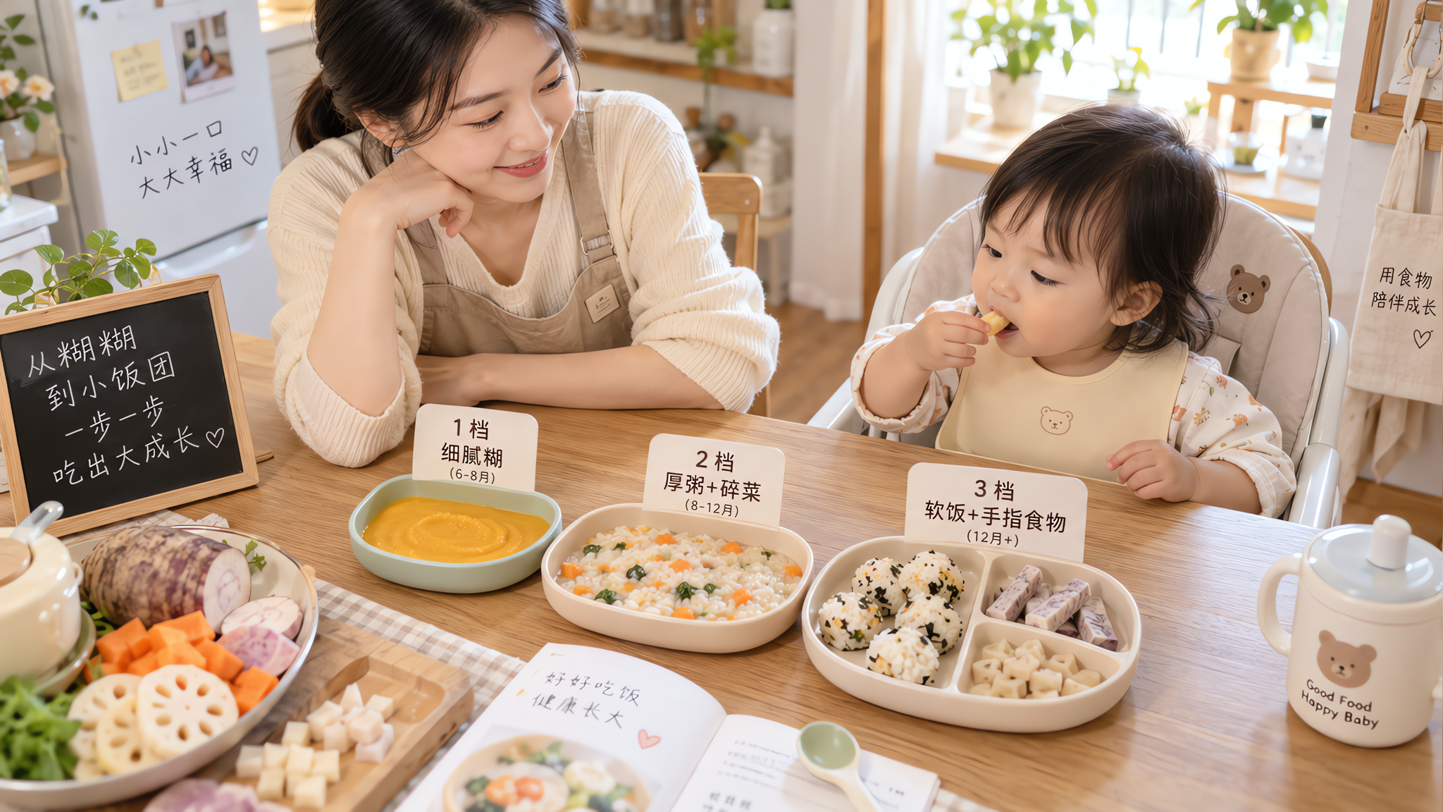 1-2岁只吃糊？用3档硬度把软饭吃顺