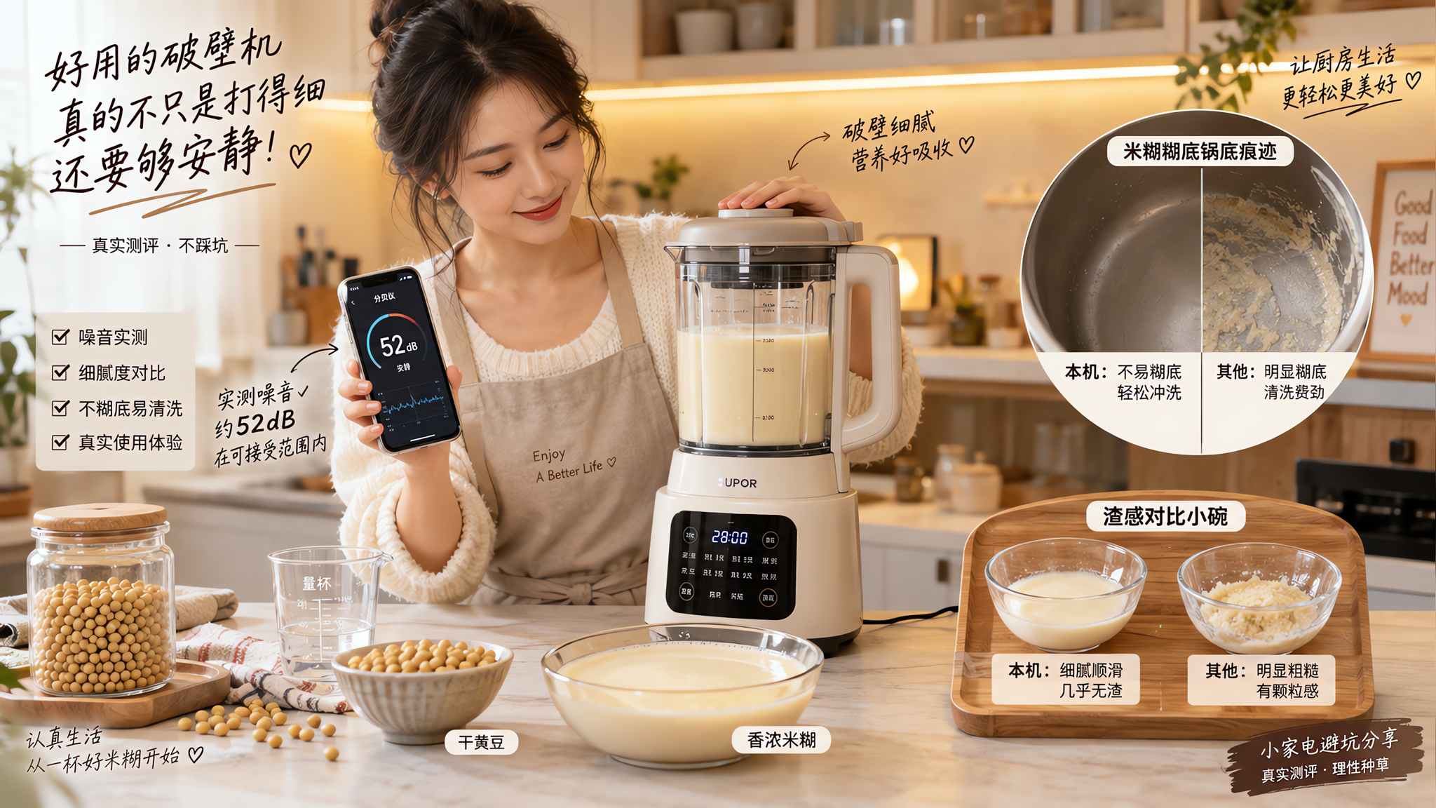 破壁机别被“十万转”忽悠：3看3不看选对不糊底