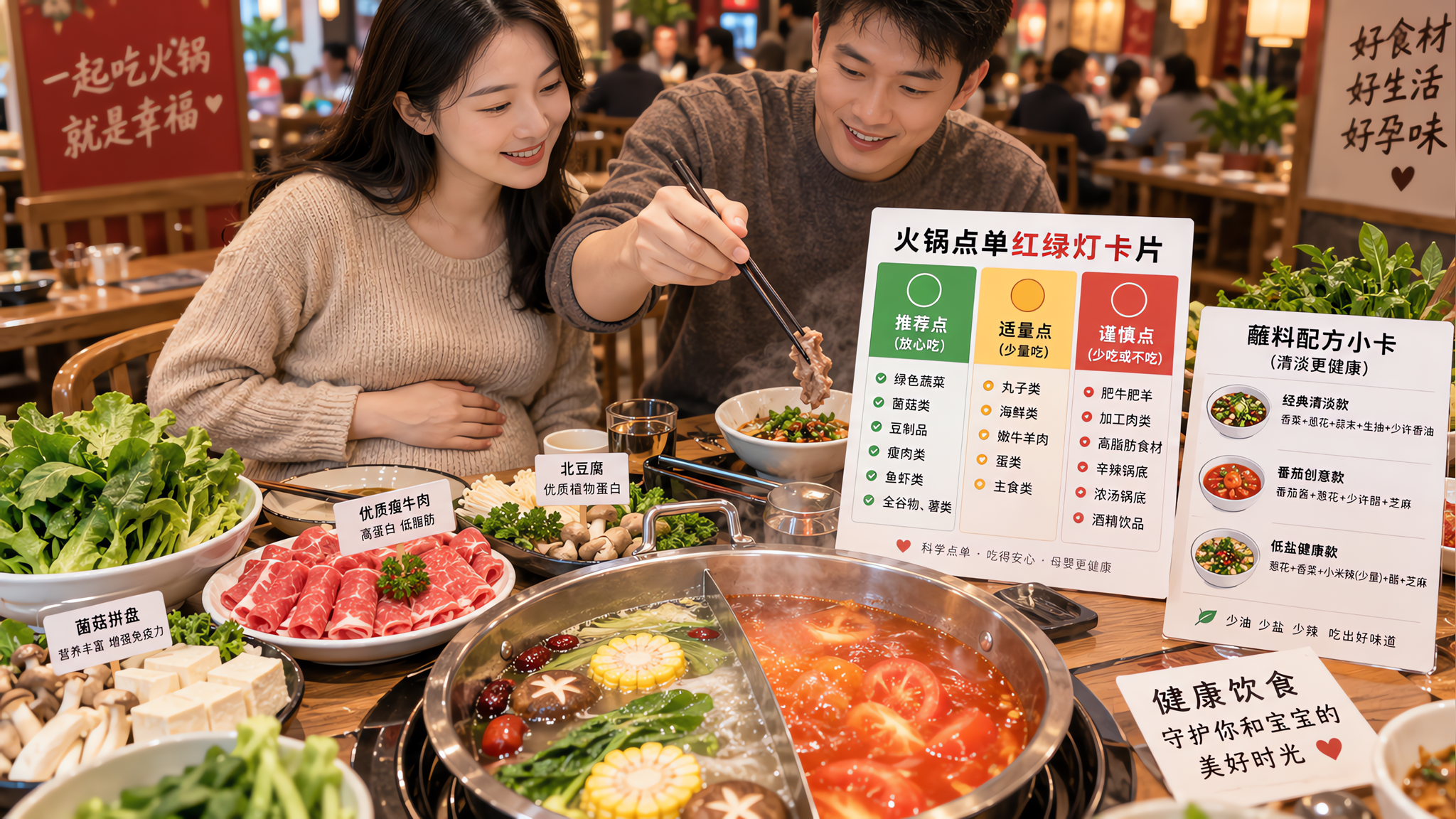孕妈长假火锅烤肉这样点：控糖控钠还吃得尽兴