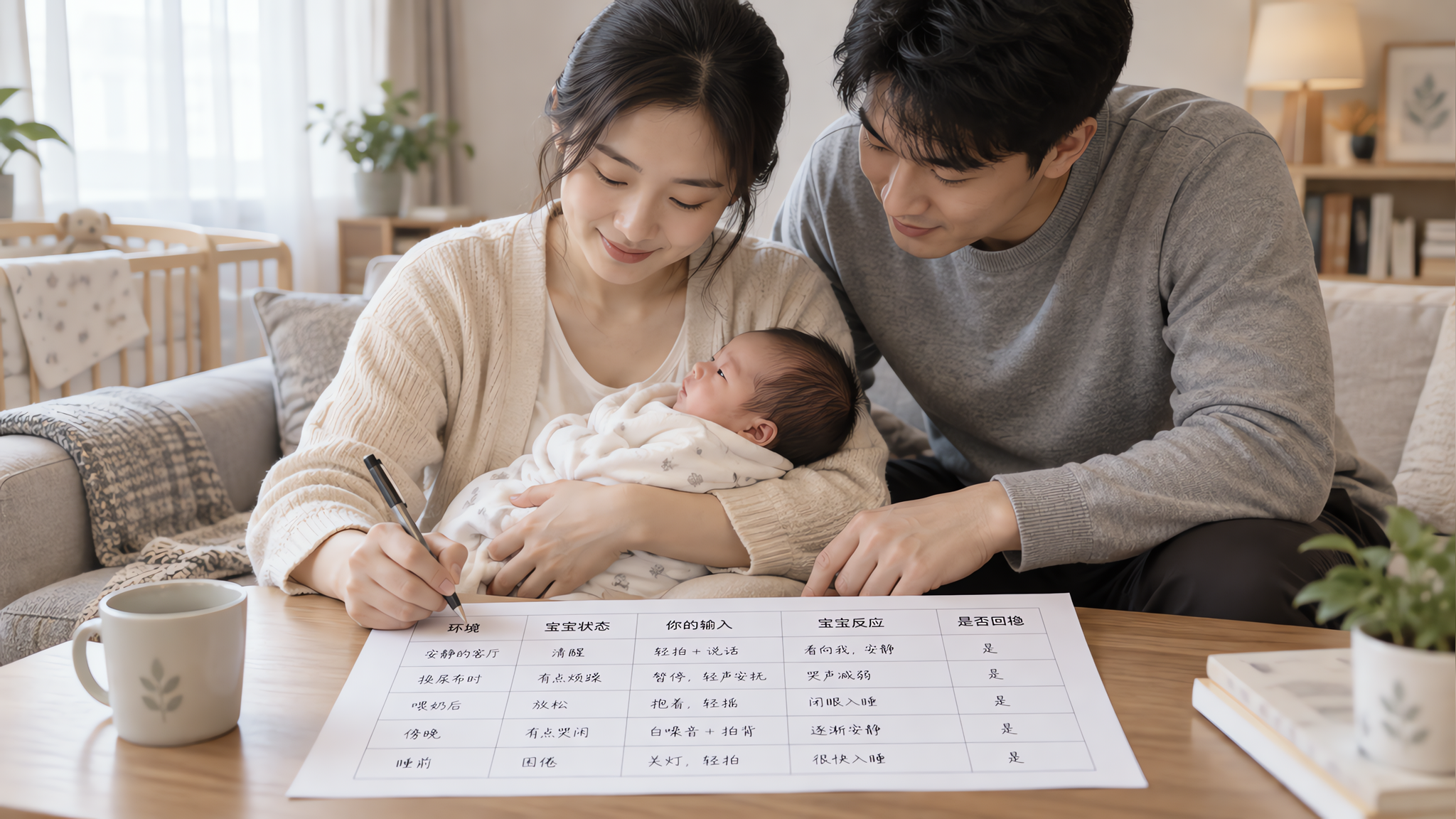 0–100天宝宝总像“发呆”？先看这两条发育红灯