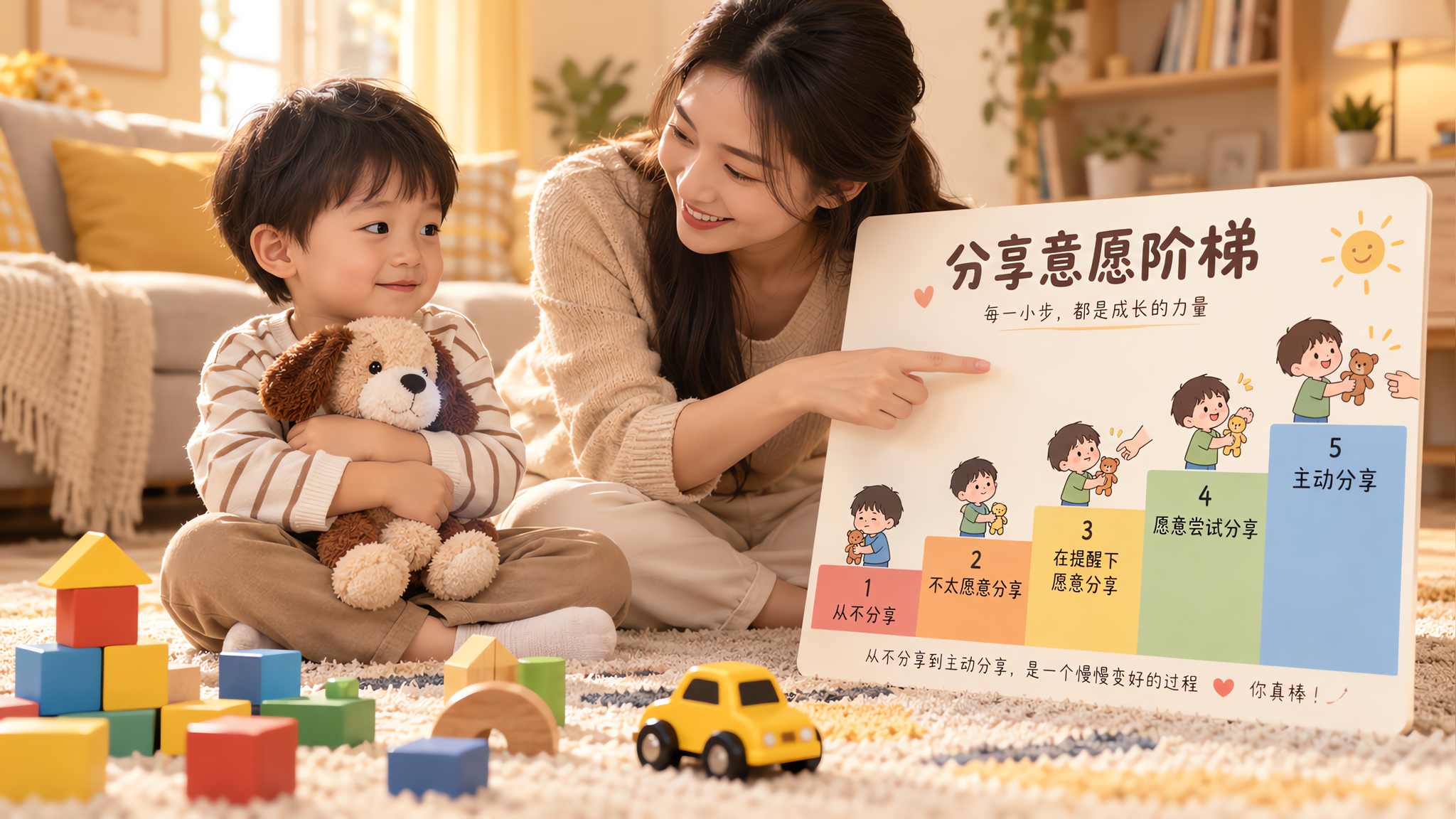 孩子不愿分享别急着骂：先守住边界感再谈大方