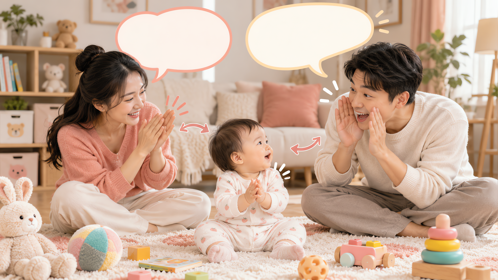 8-12个月叫名字不理？先练回头和动作模仿
